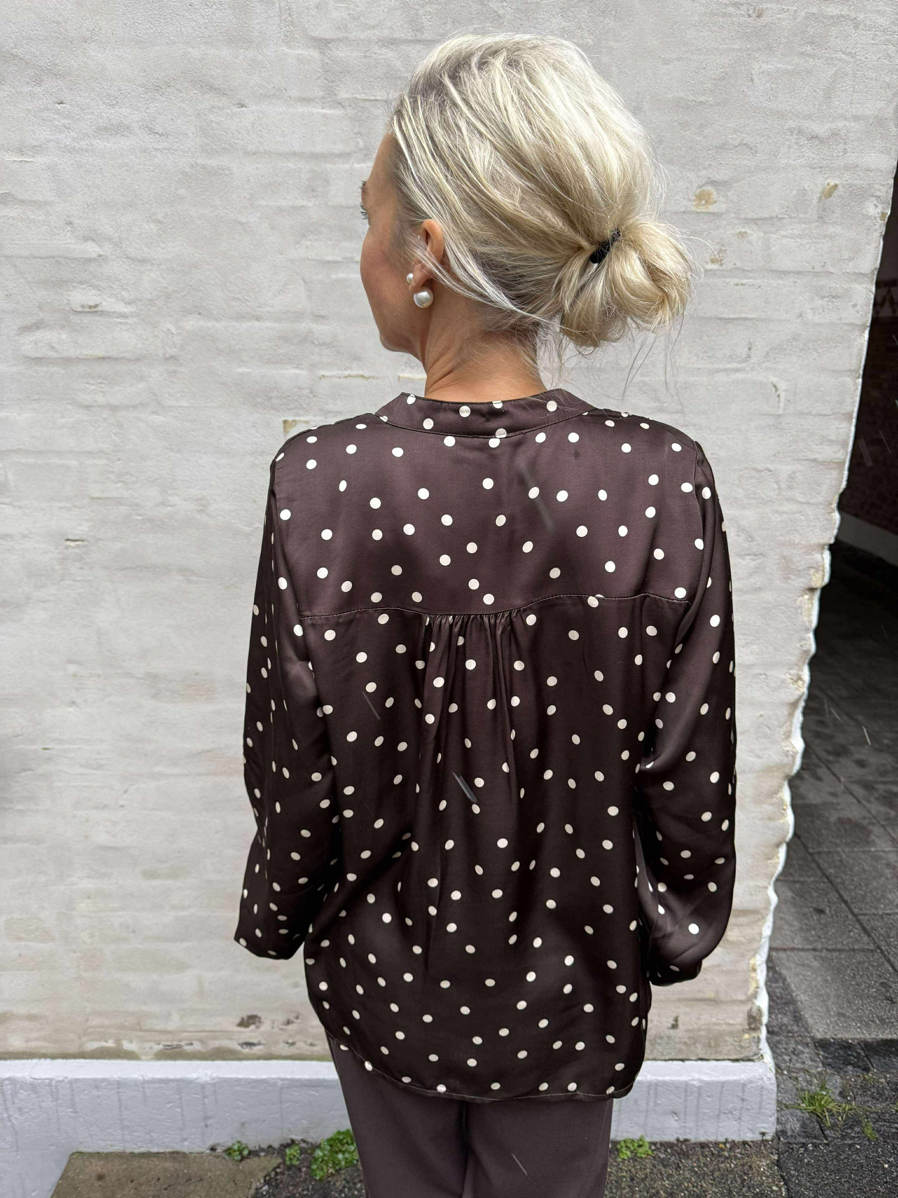 VALERY LS blouse - Coffee