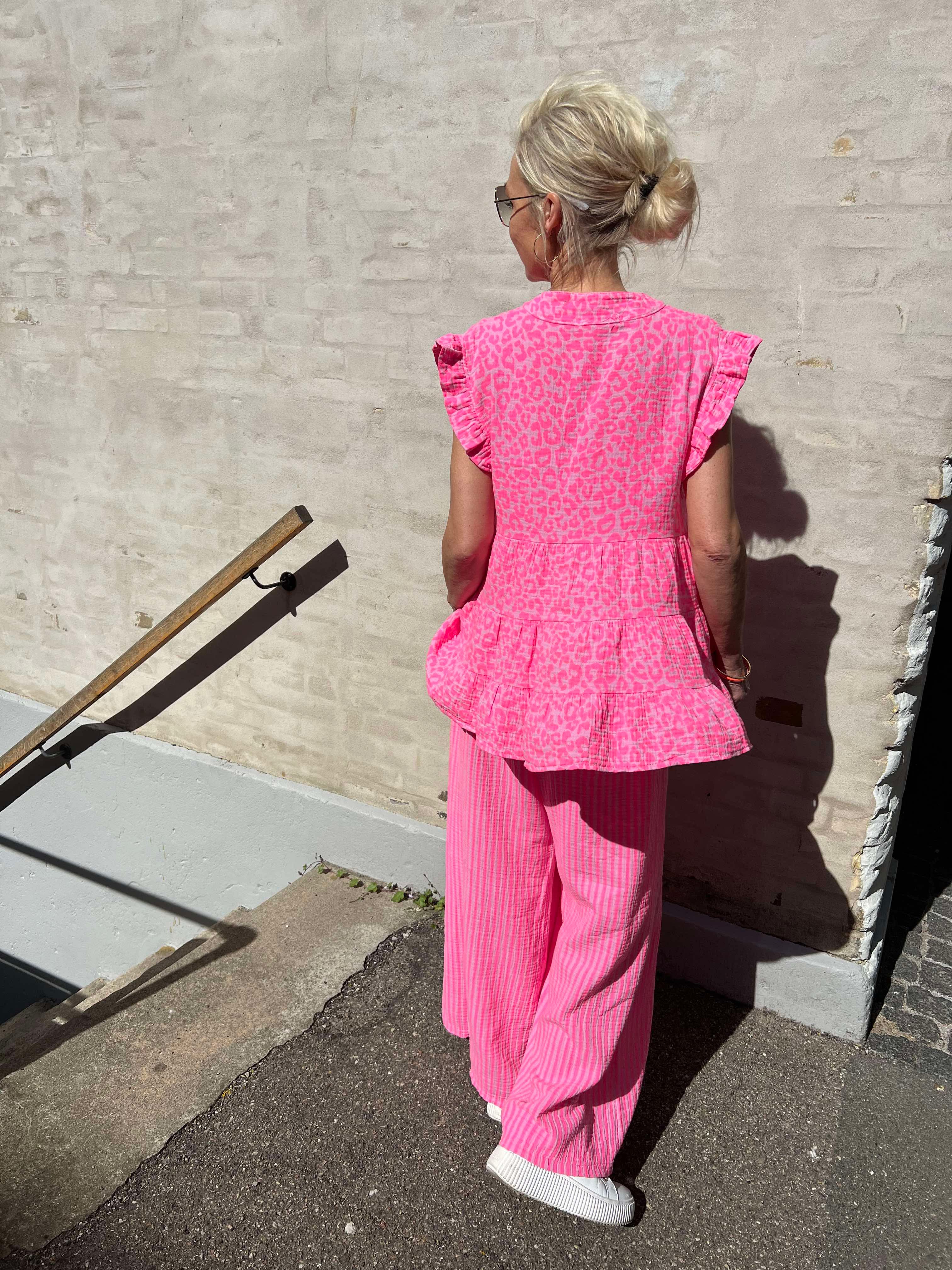 Diddy pant strib pink