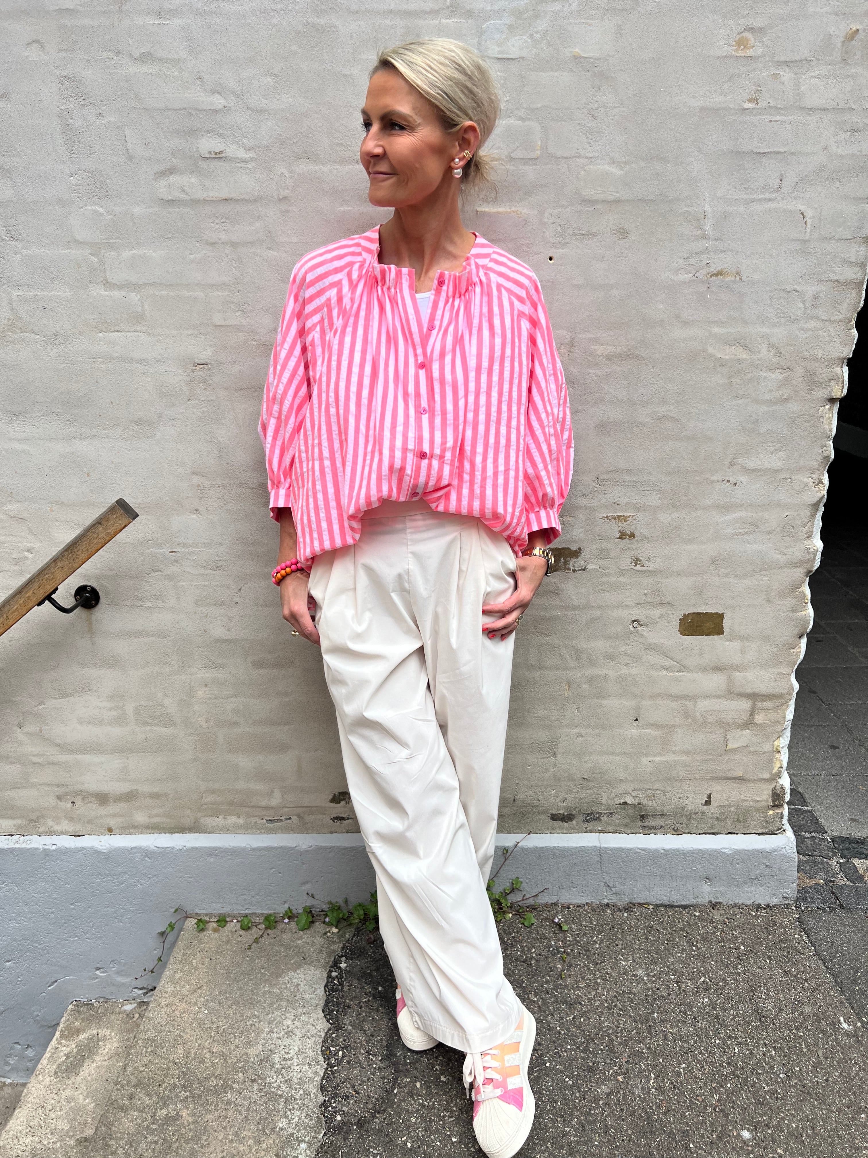 Davina wideleg pant cream