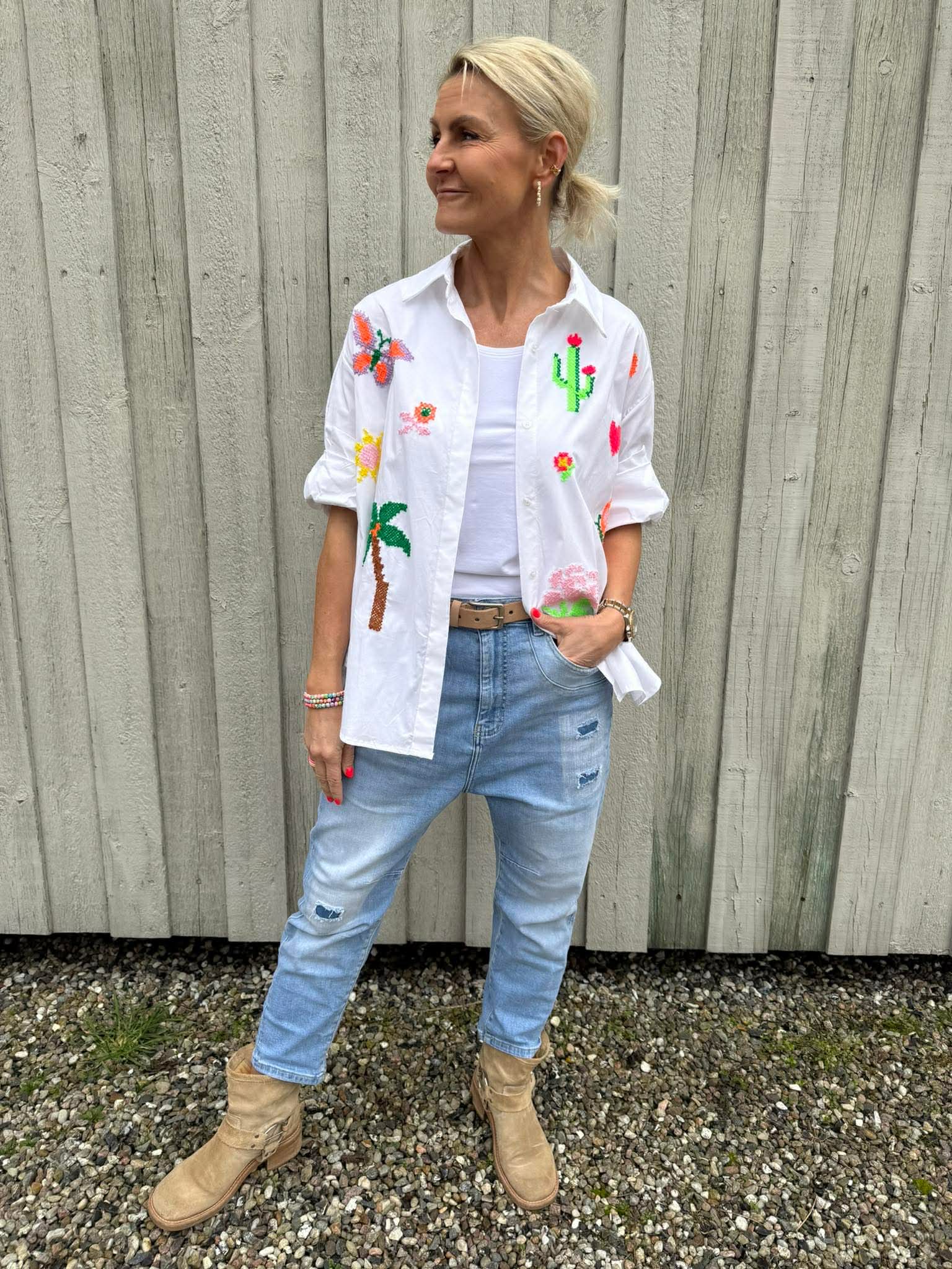 Palm Shirt - White Palm Light