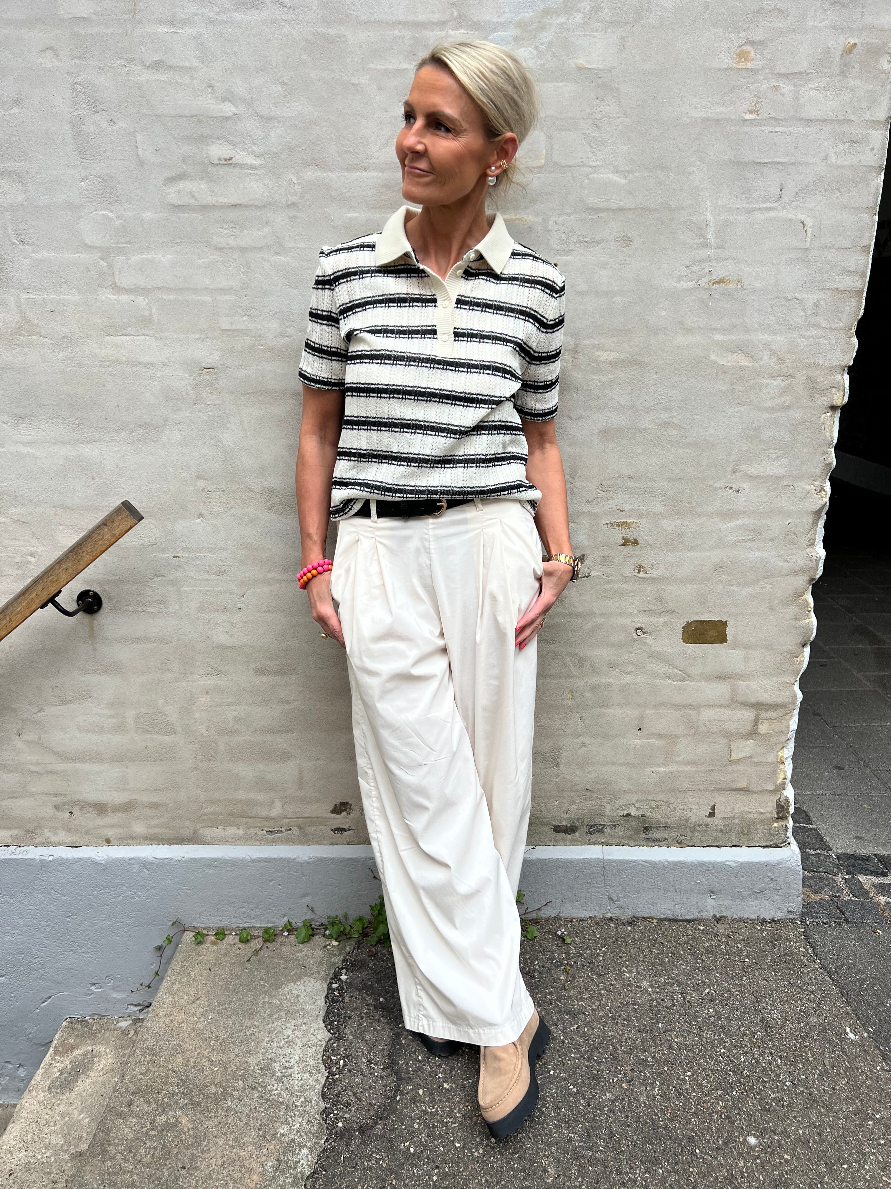 Davina wideleg pant cream