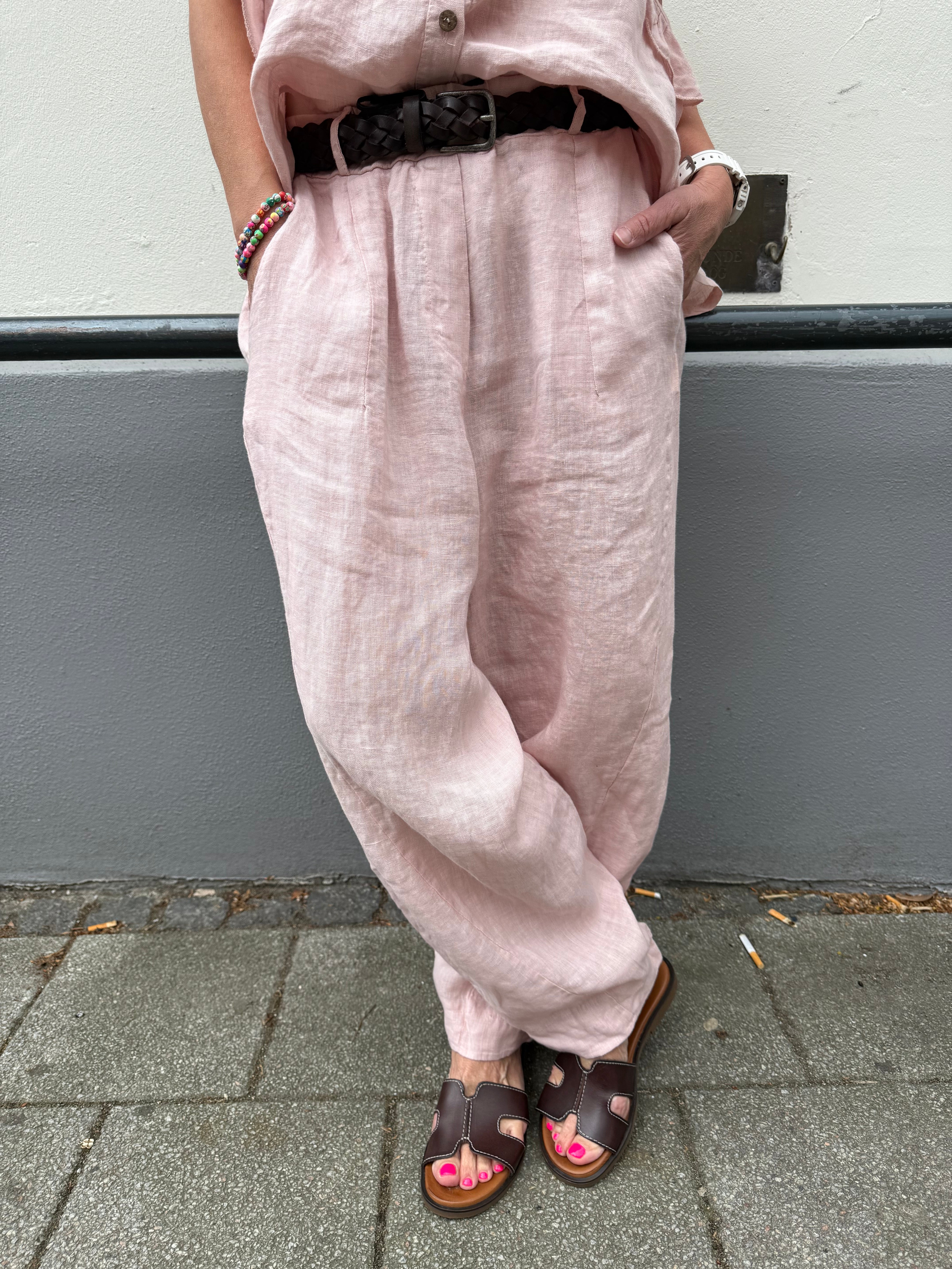 Evra Pants - Cipria