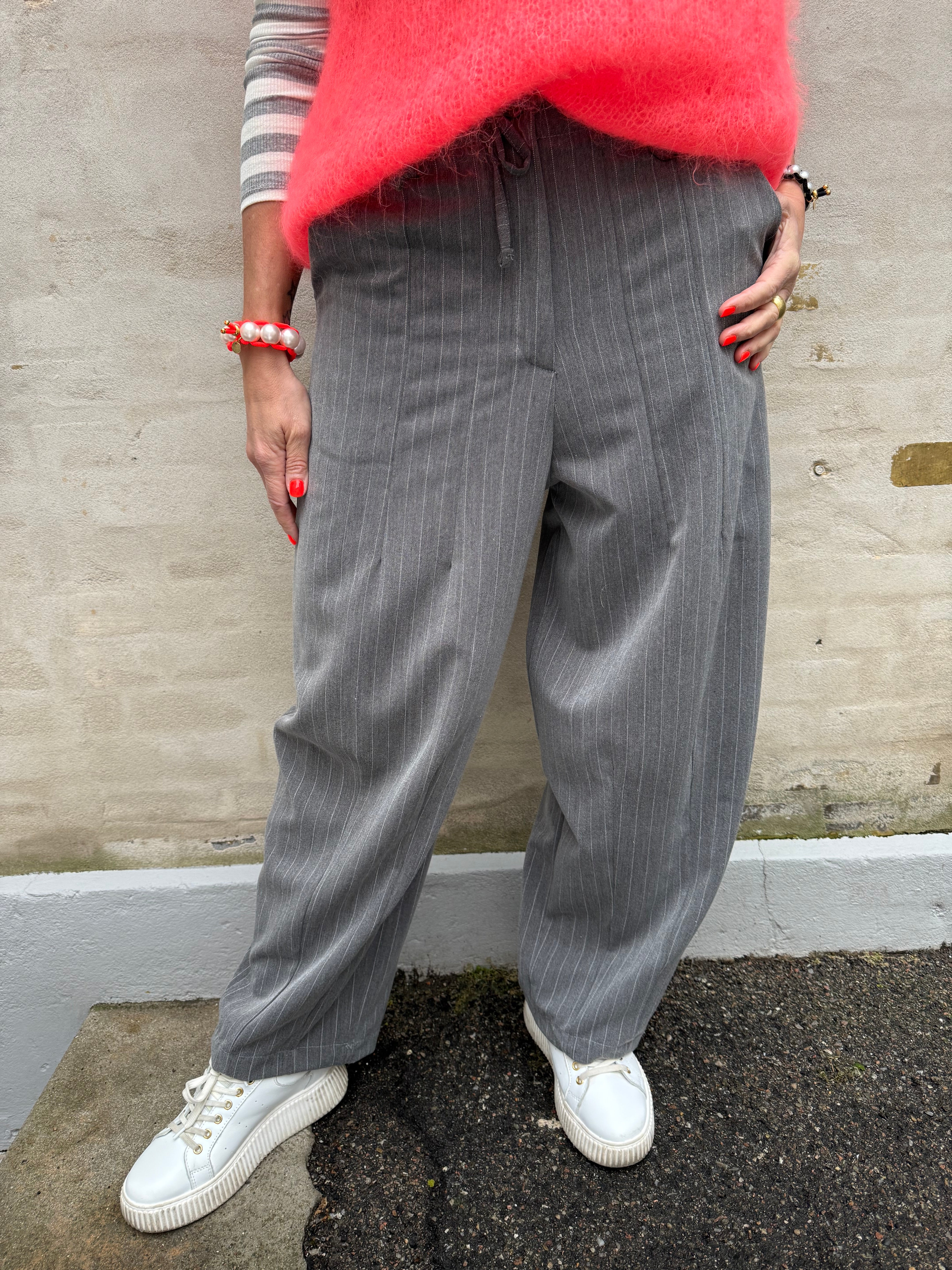 VERONA barrel baggy pant - Grey