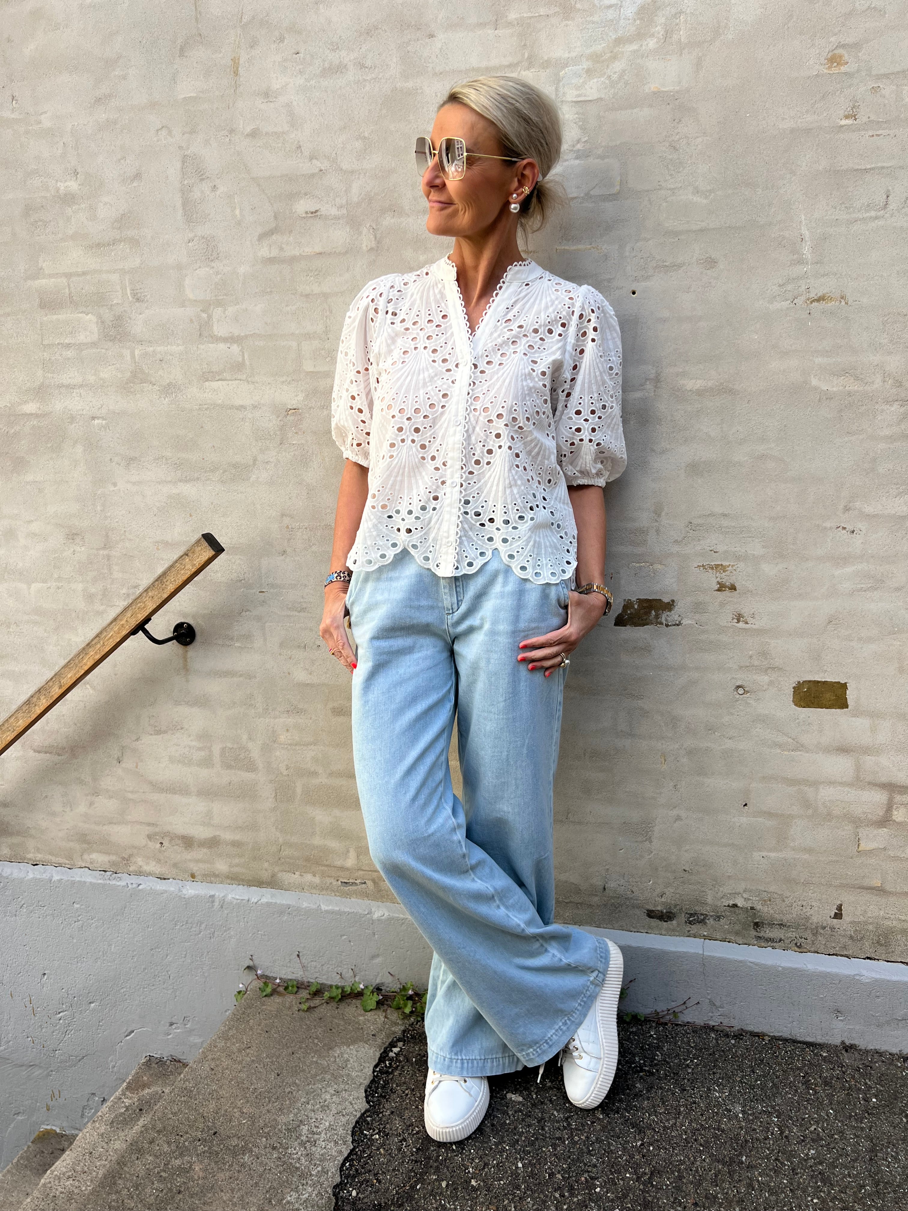 Naya Anglaise Shirt White