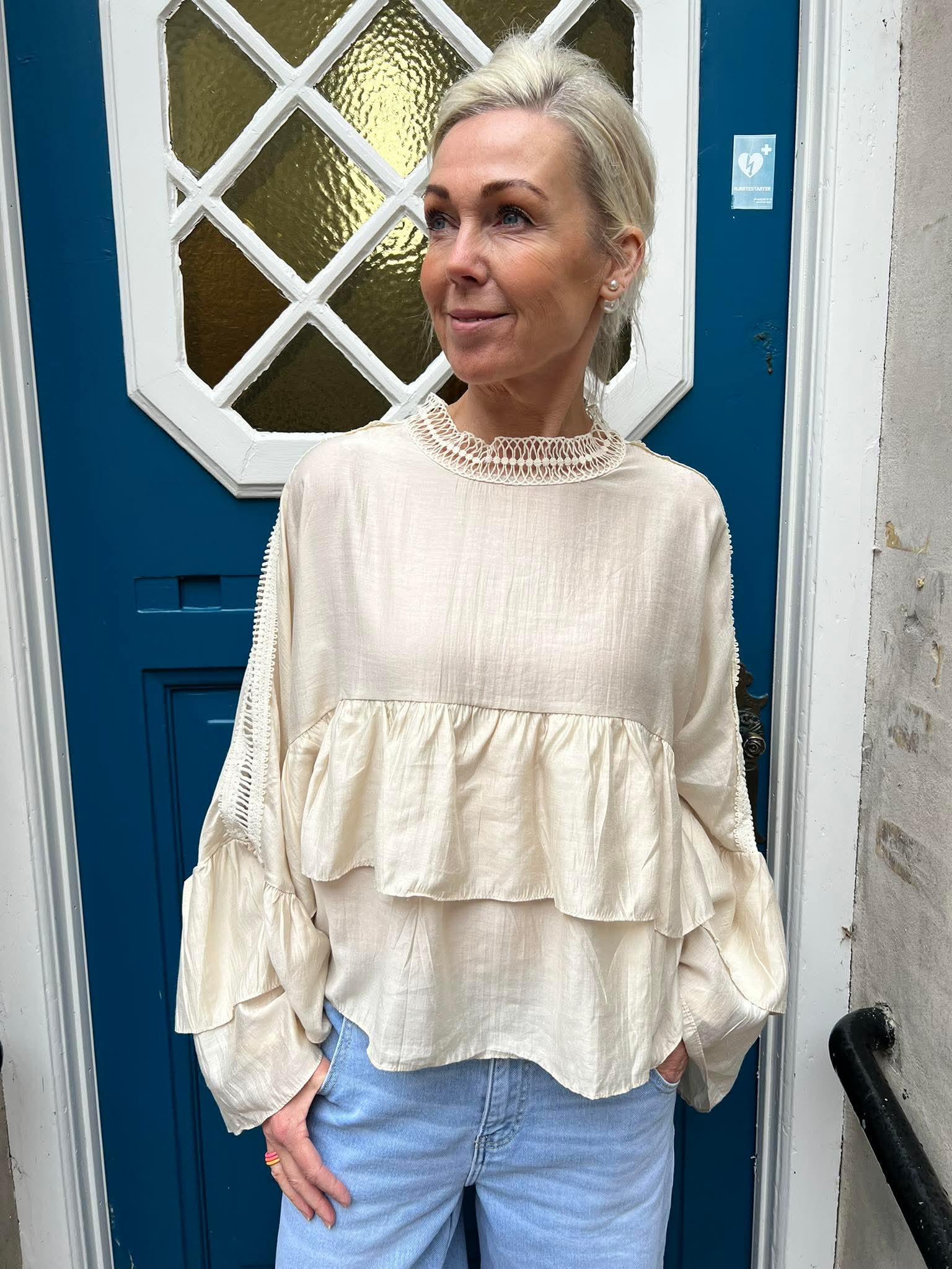 Mari Blouse - Beige