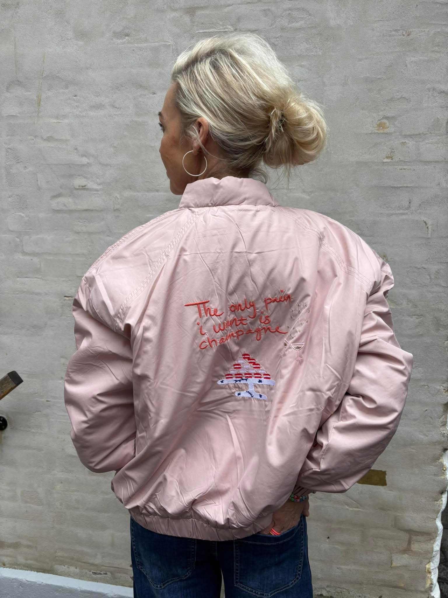 Mi Amore Bomber jacket - Rosa