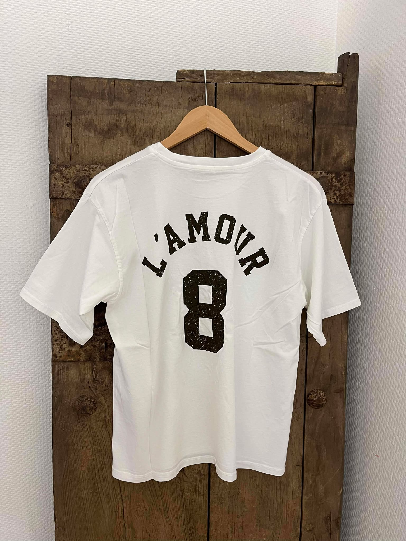 L´Amour Tee - White/Brown