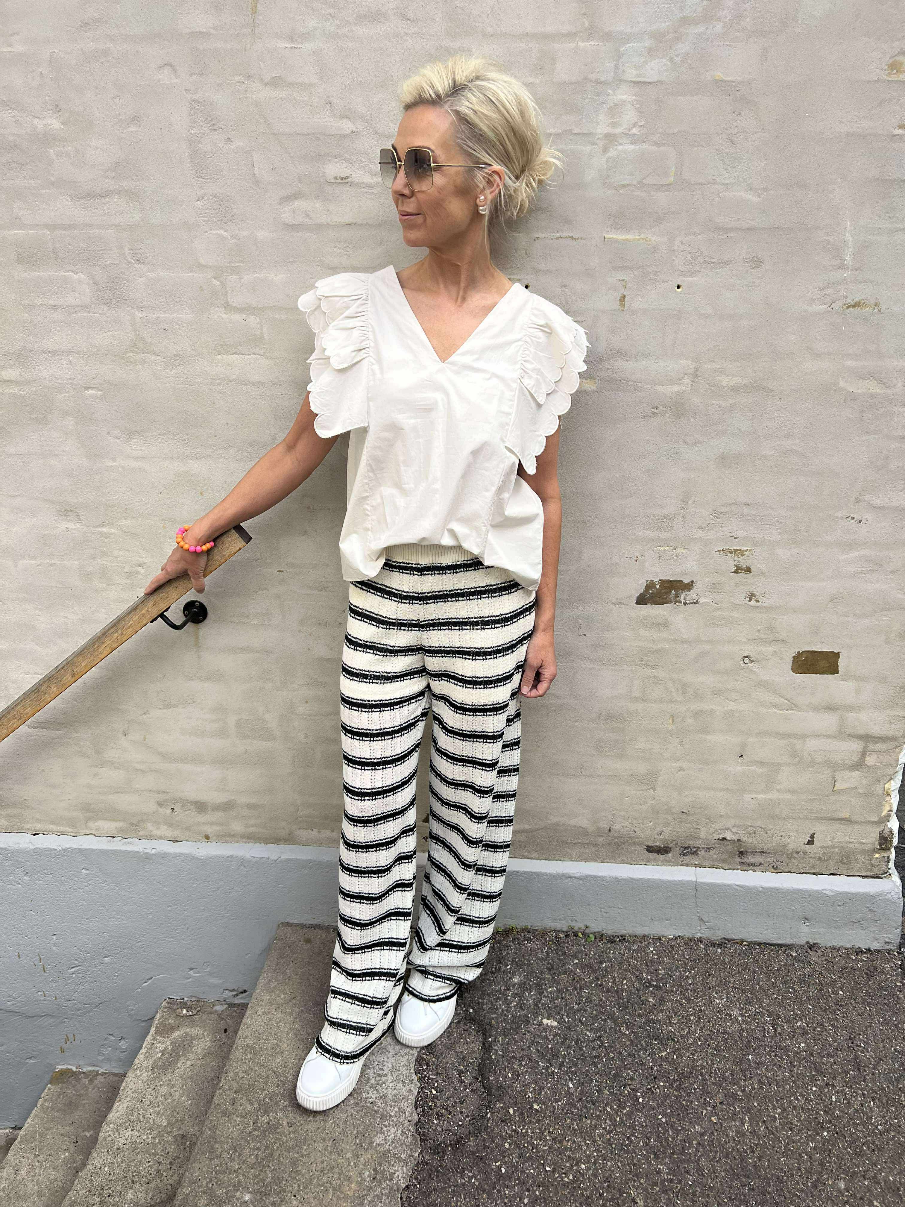 Hope Papaya nour s/s top white sand