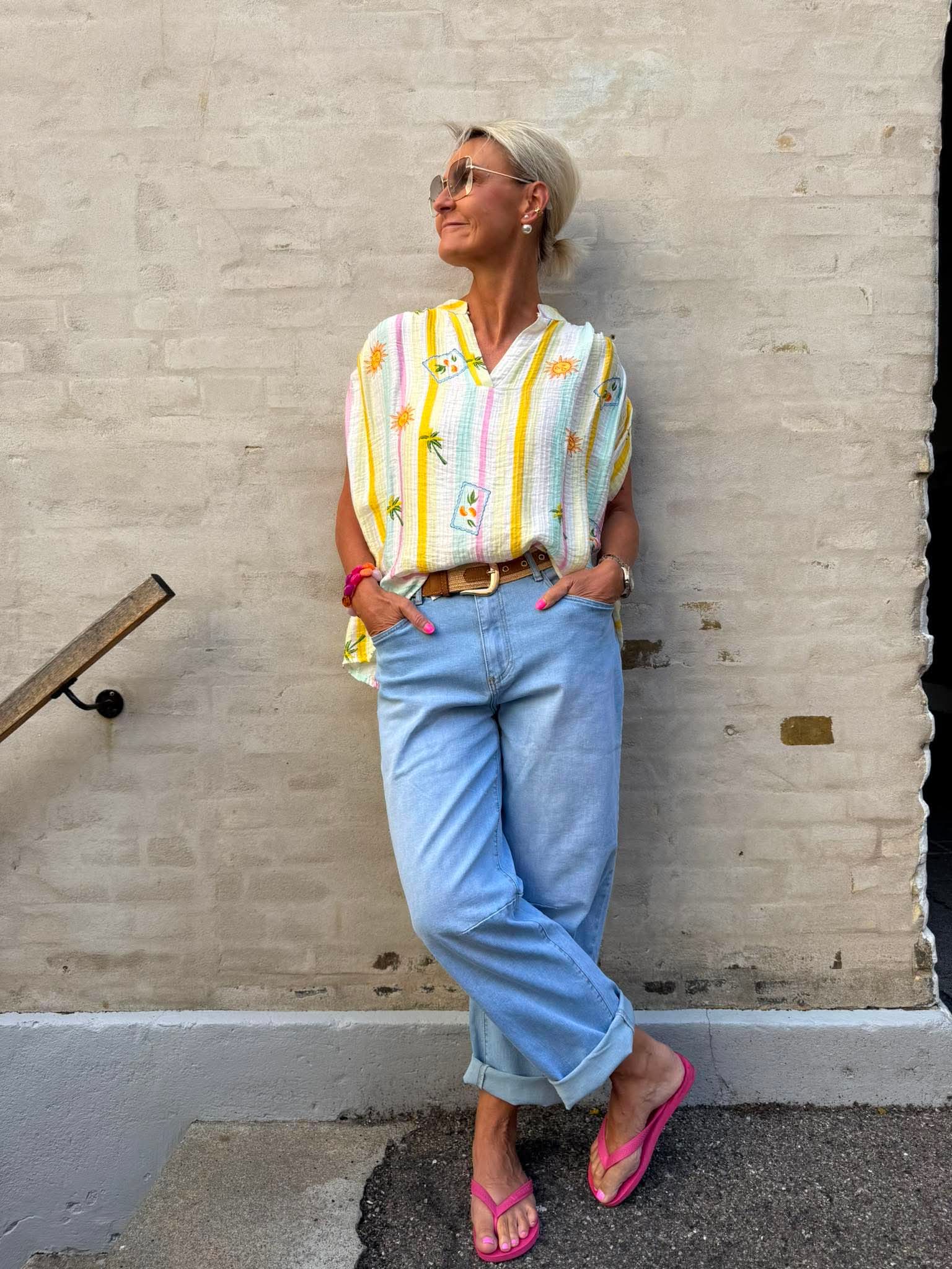 Fanny Jeans - Ljusblå