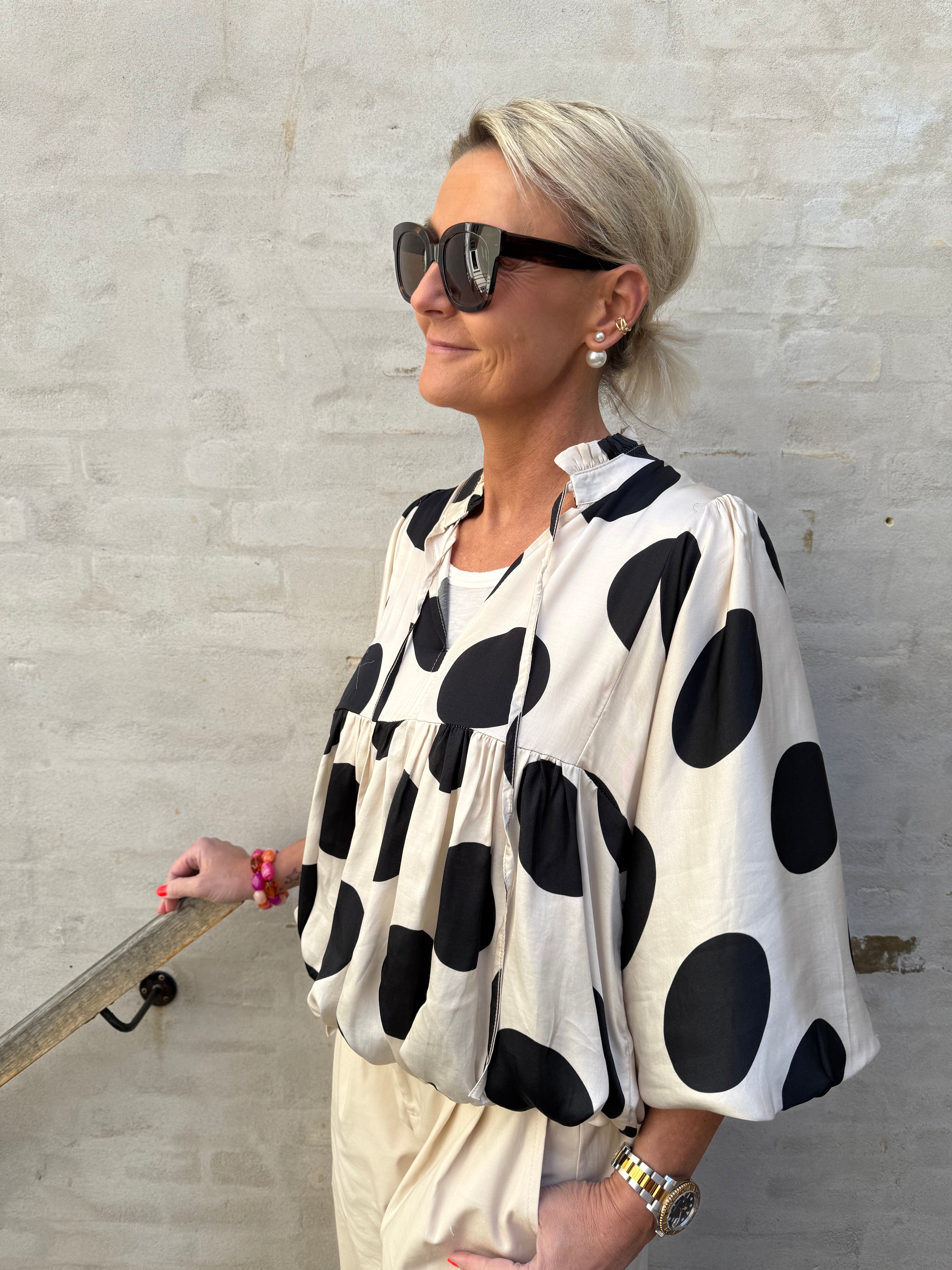 Michella Dot Blouse