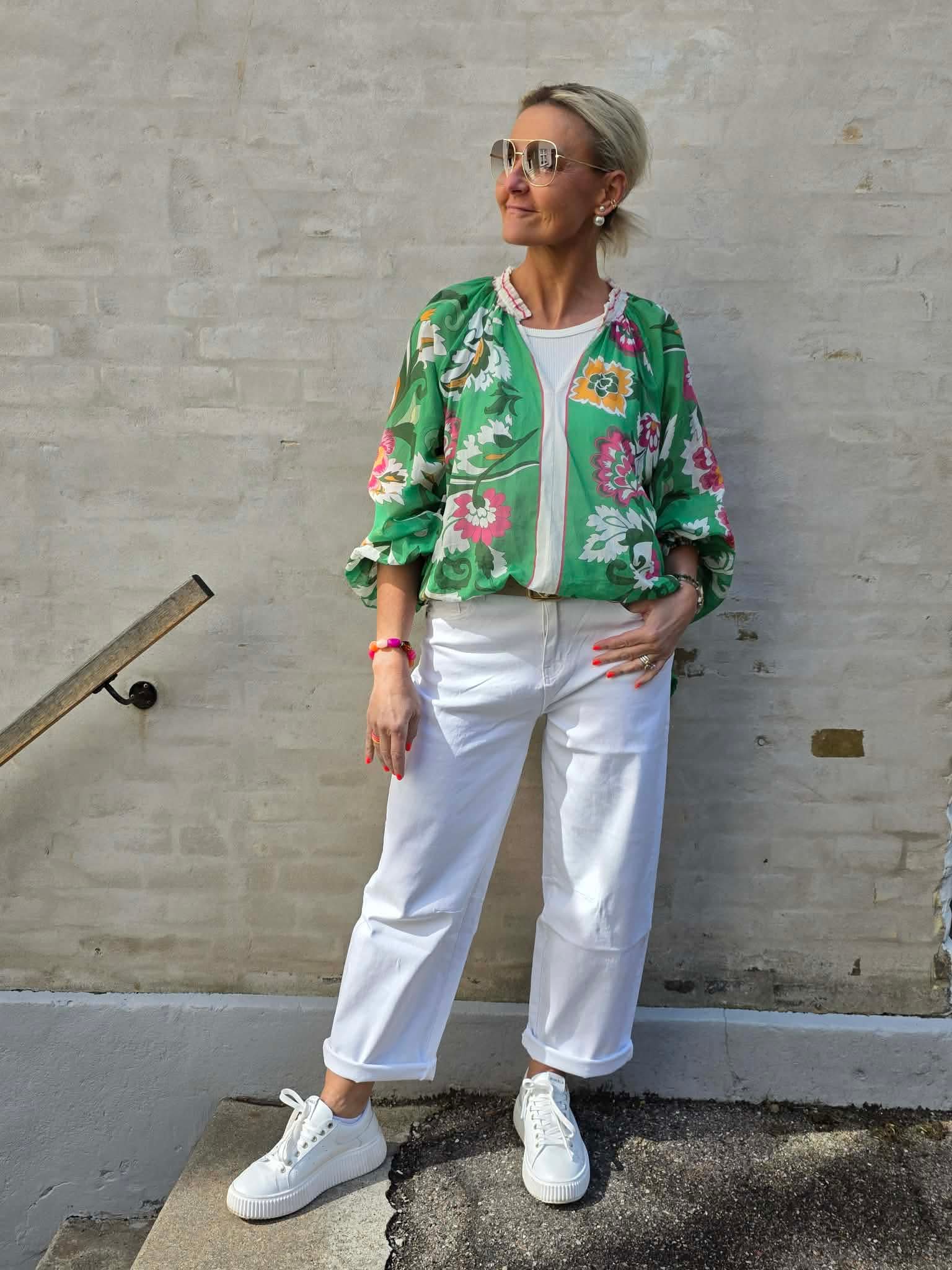 PREORDER-Elvira Blouse - Green