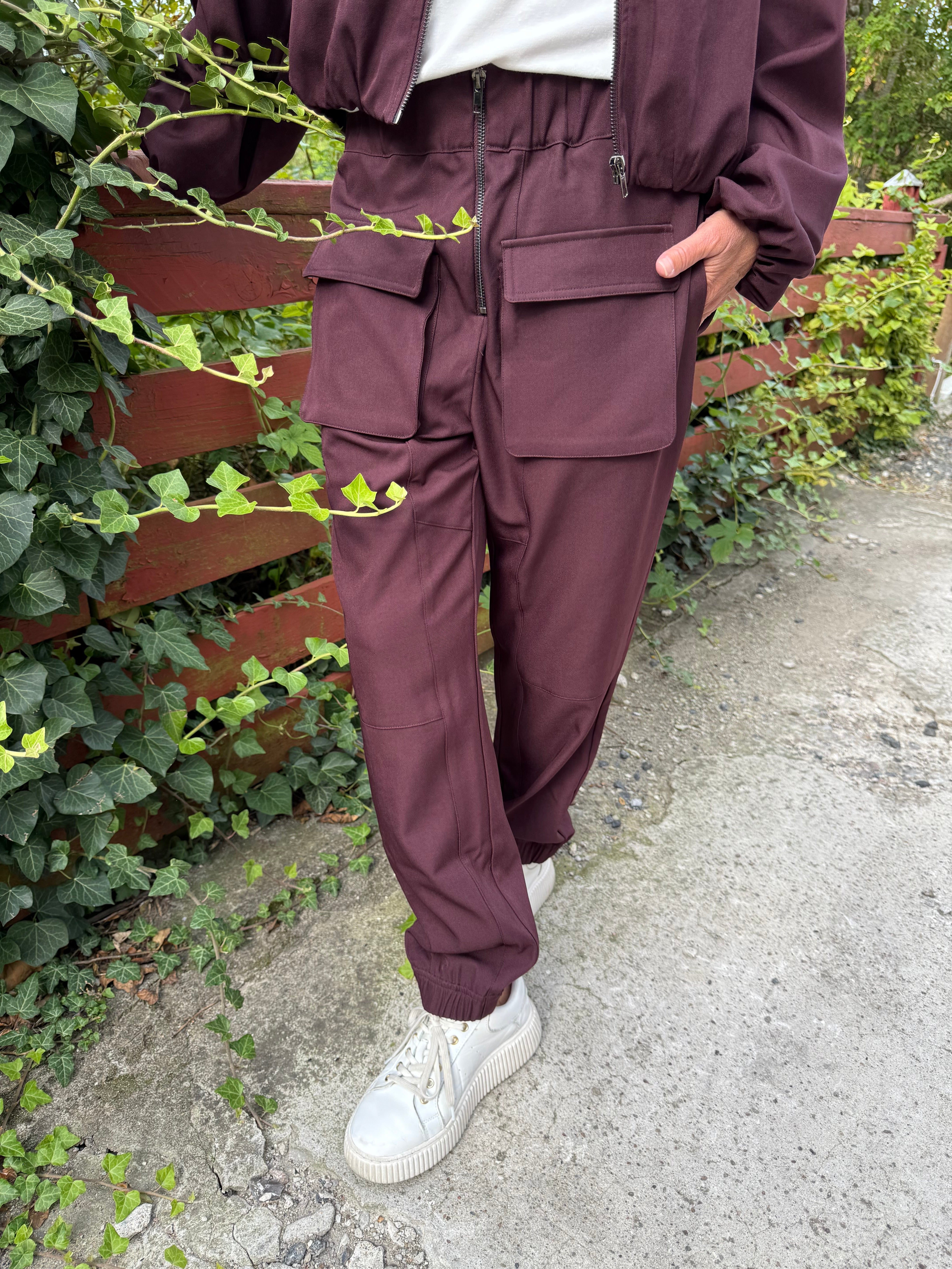 Luna Pocket Pant - Winred