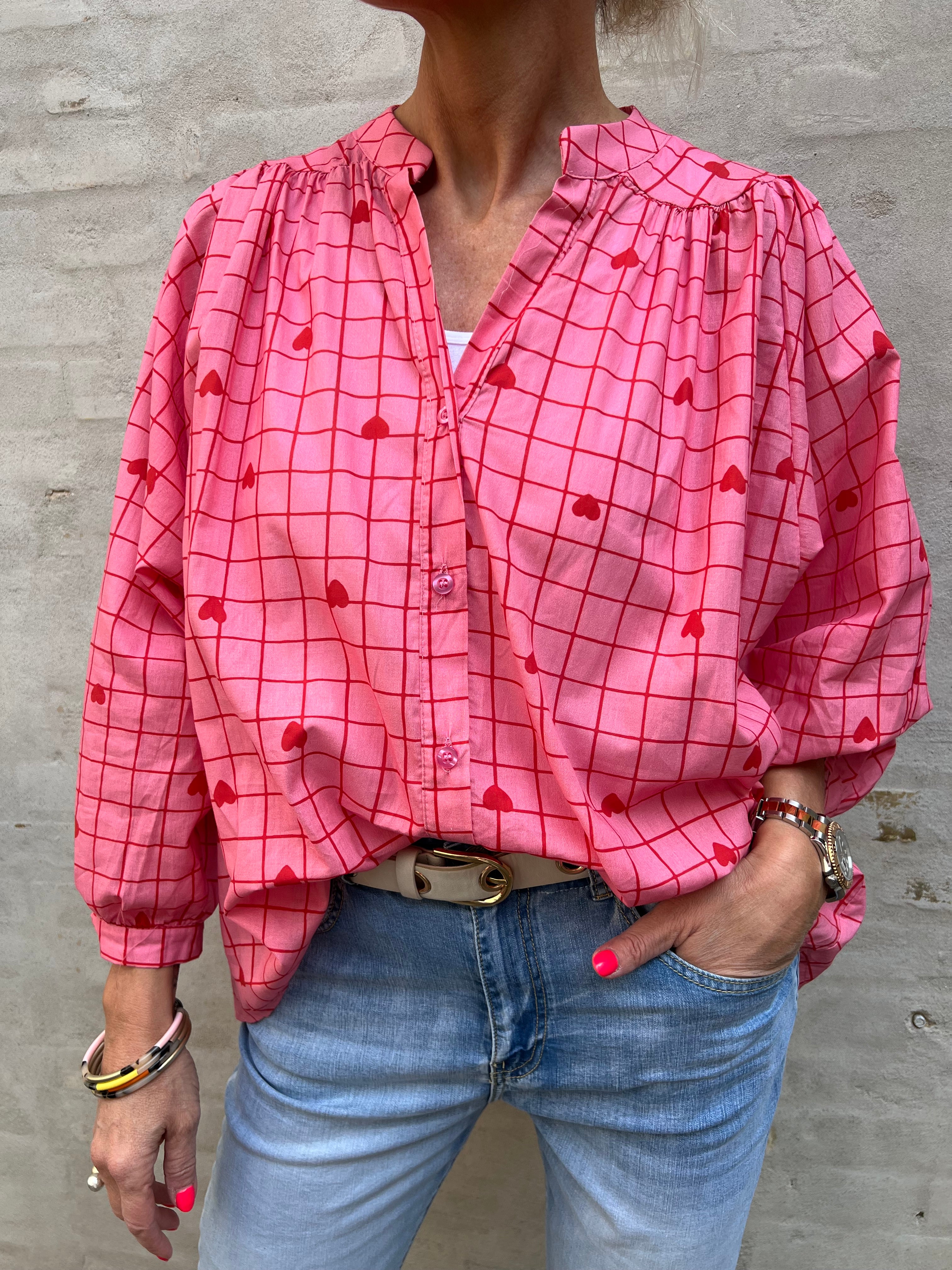 Love Heart shirt pink