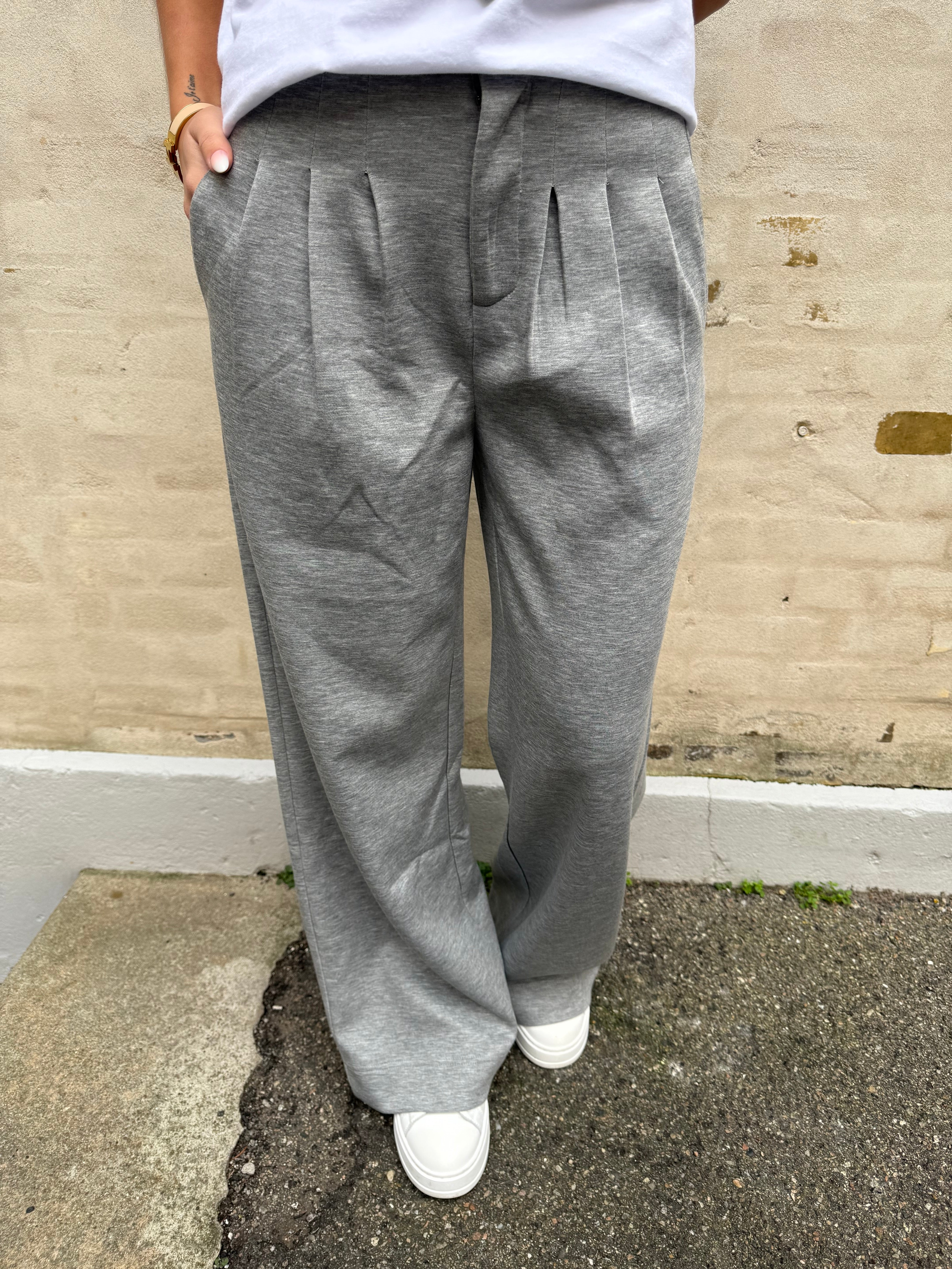 LanceCC Pleat Sweatpant - Grey Melange