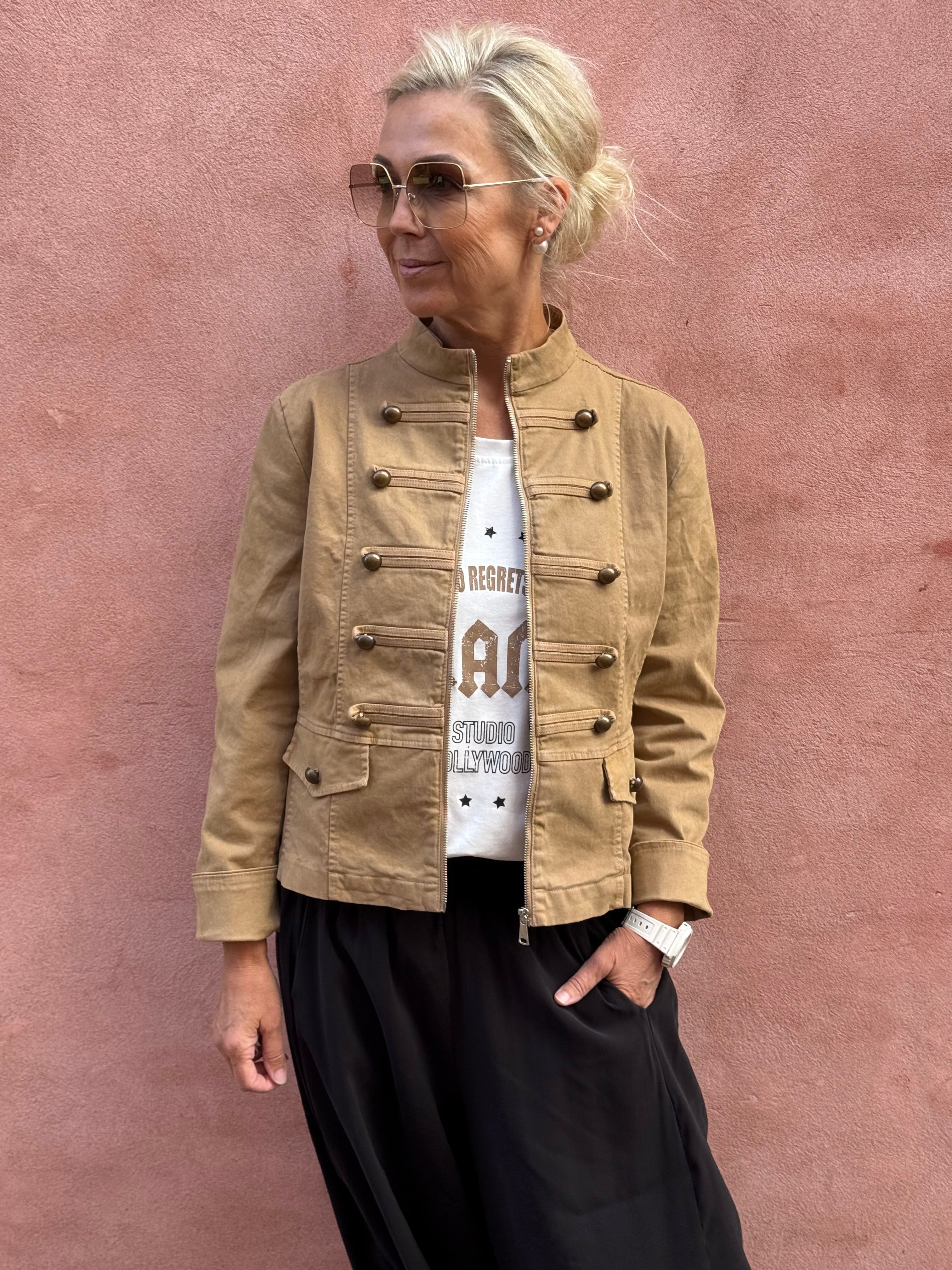 PREORDER-Baldoni Jacket - Camel