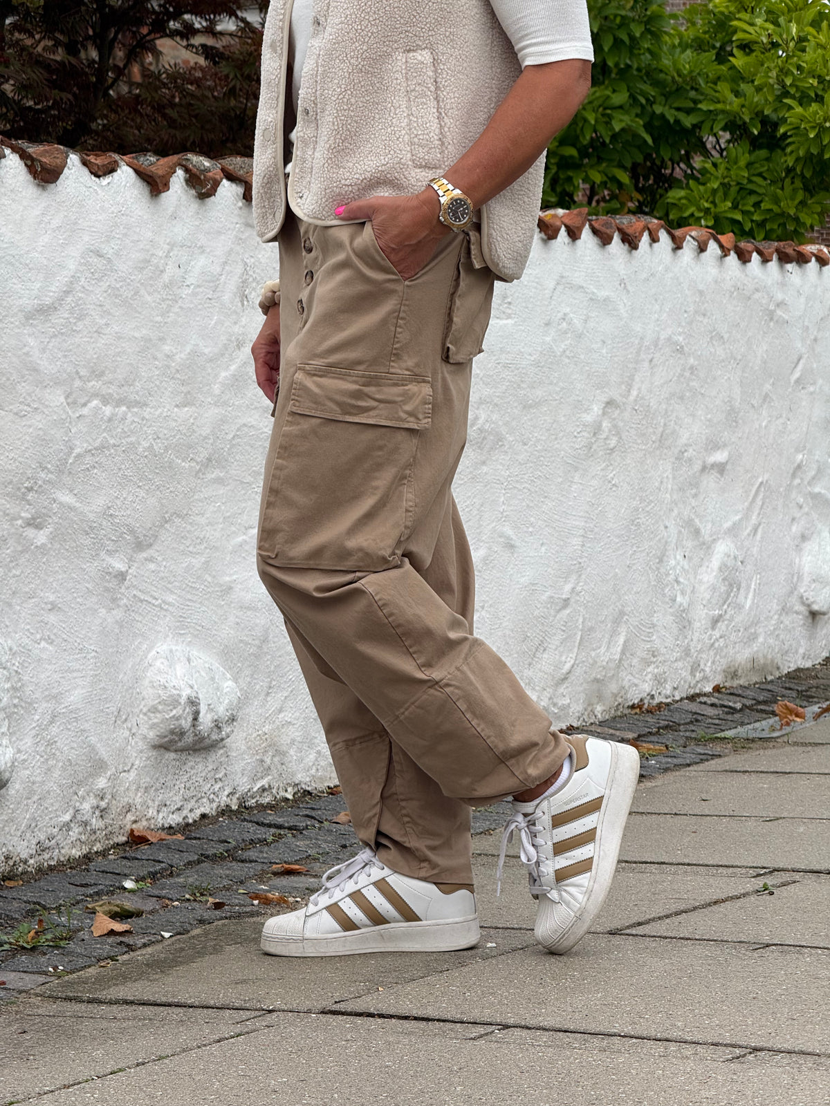 Leopanto Pants - Beige
