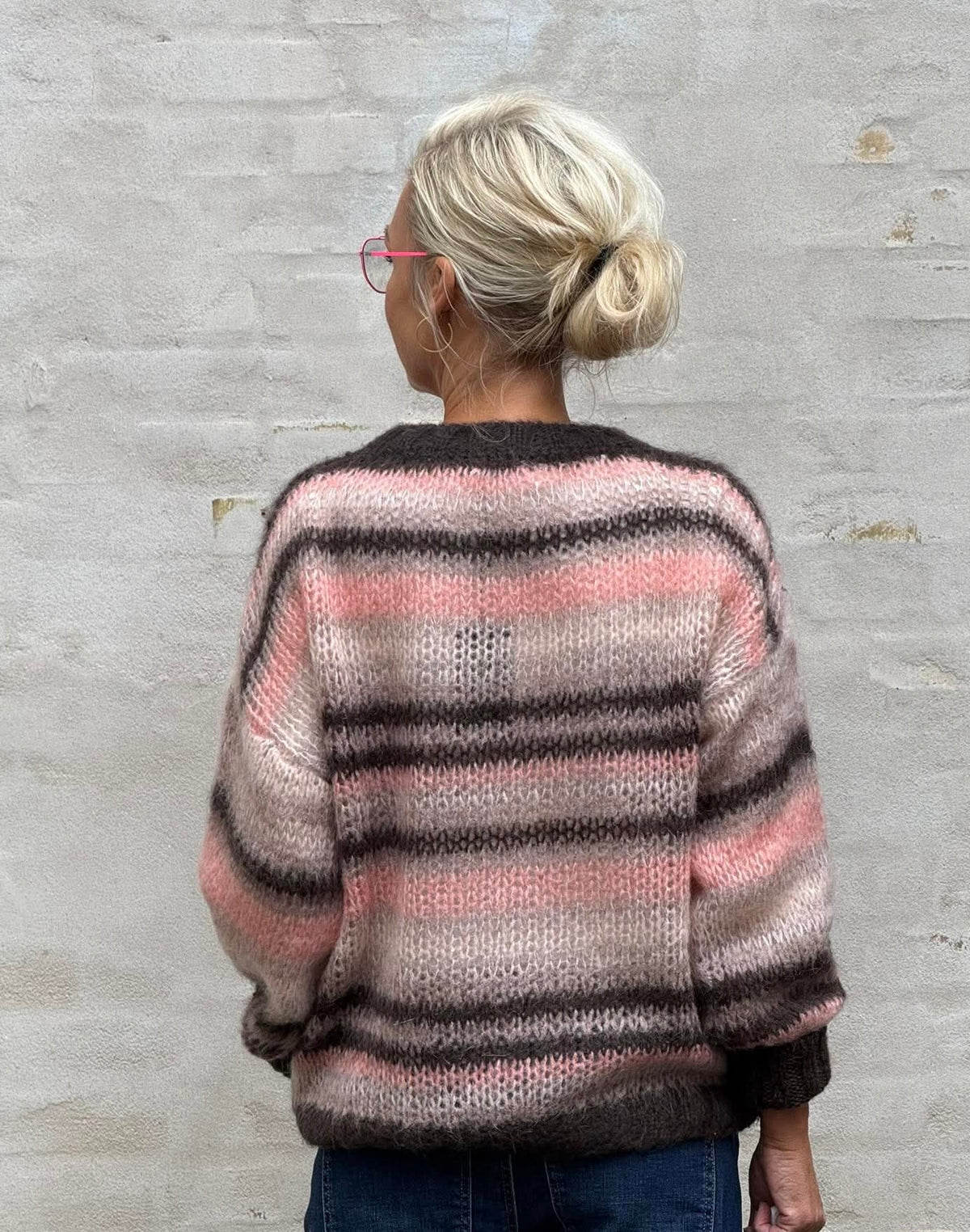 ALANA striped jumper - Striped Rose
