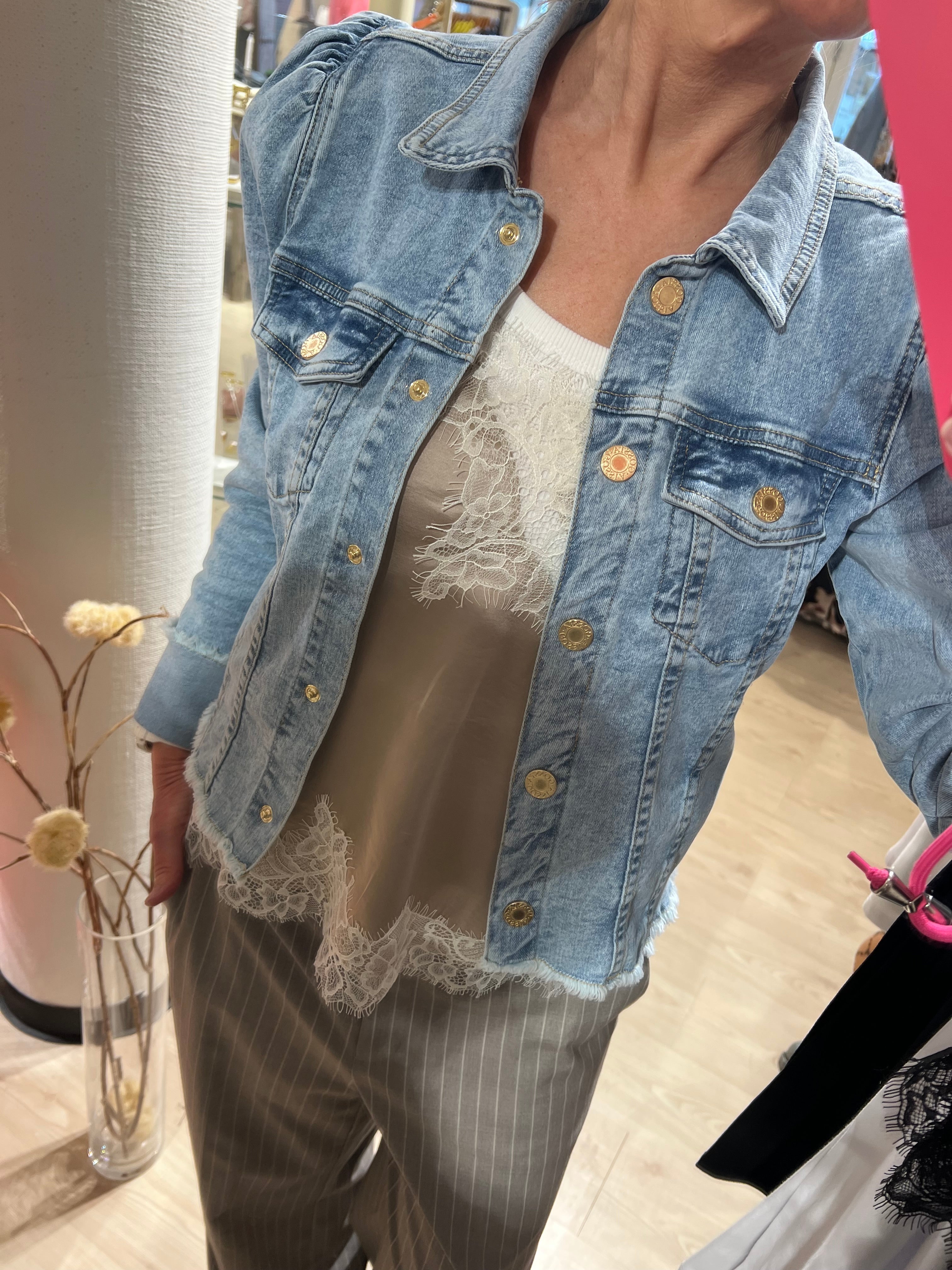 LouiseGO Jo Jacket - Light Blue Denim