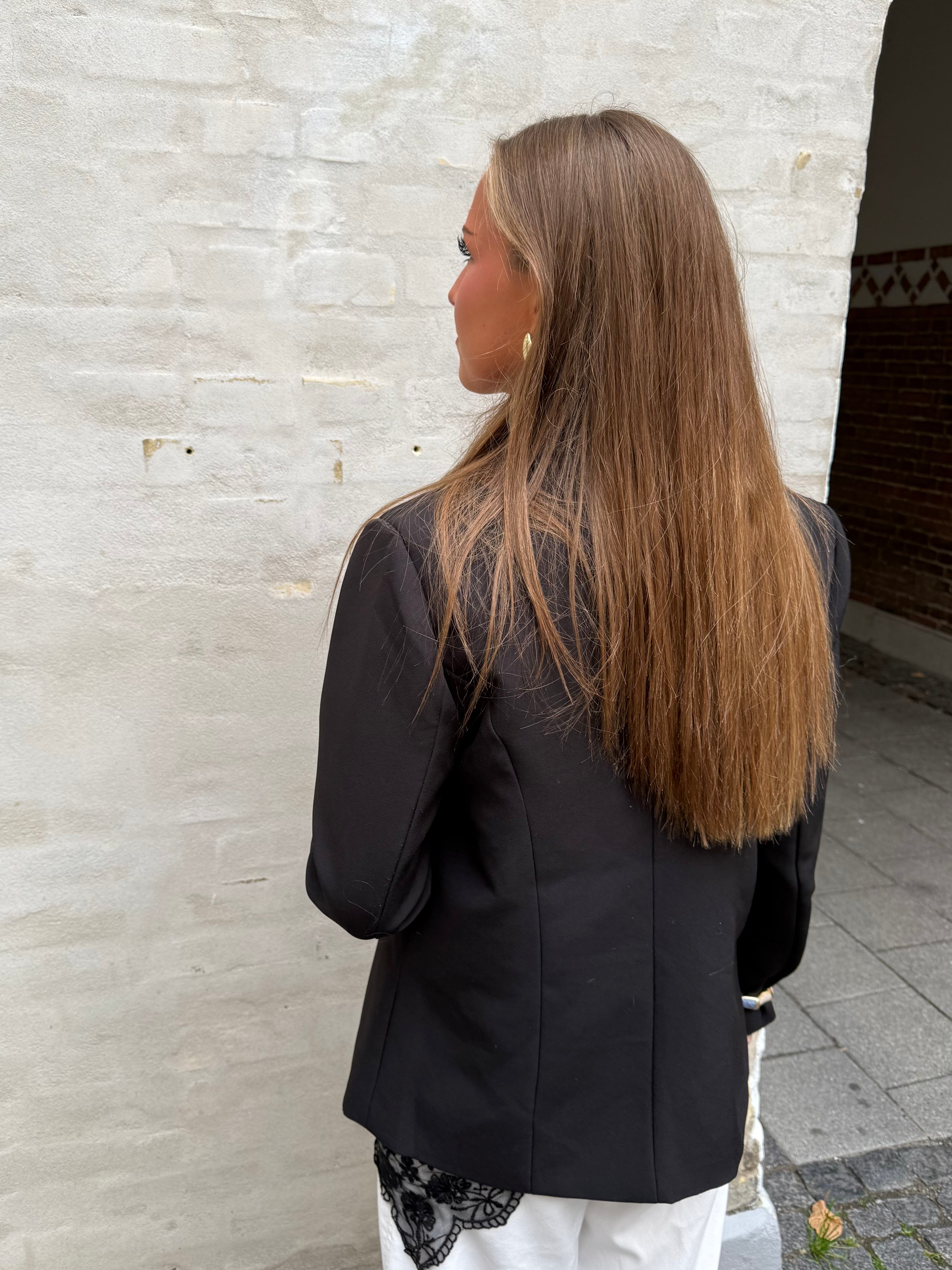 Francine Suit Blazer - Black