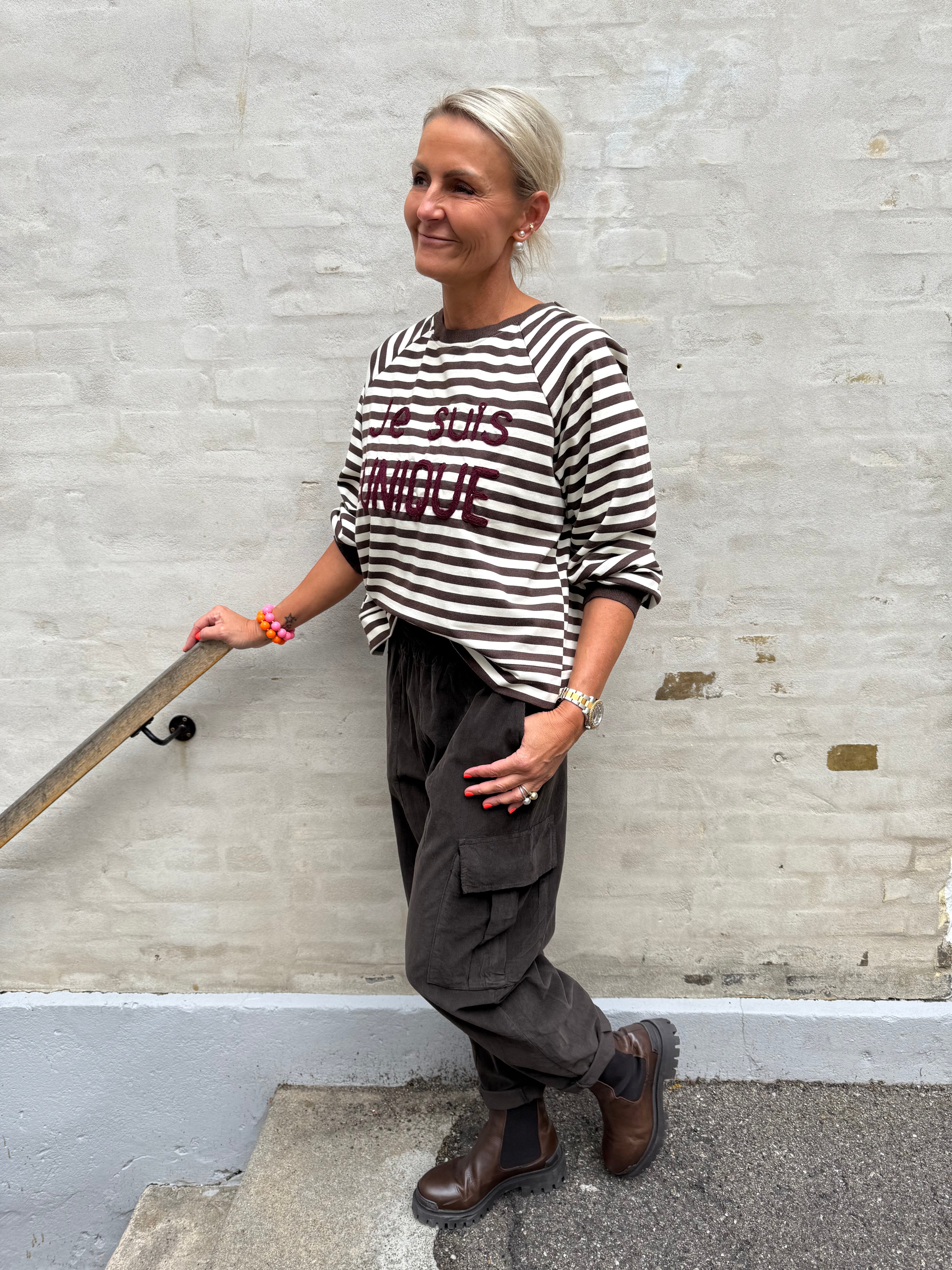 PREORDER-Fenja Sweat - Bordeaux/Moro