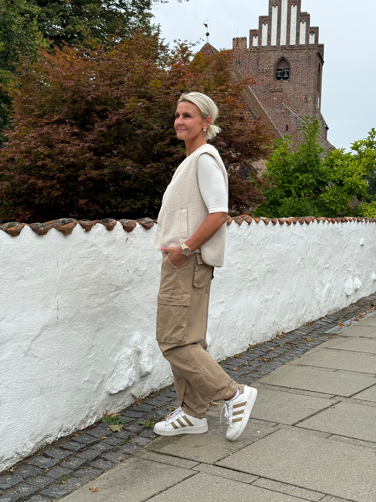 Leopanto Pants - Beige