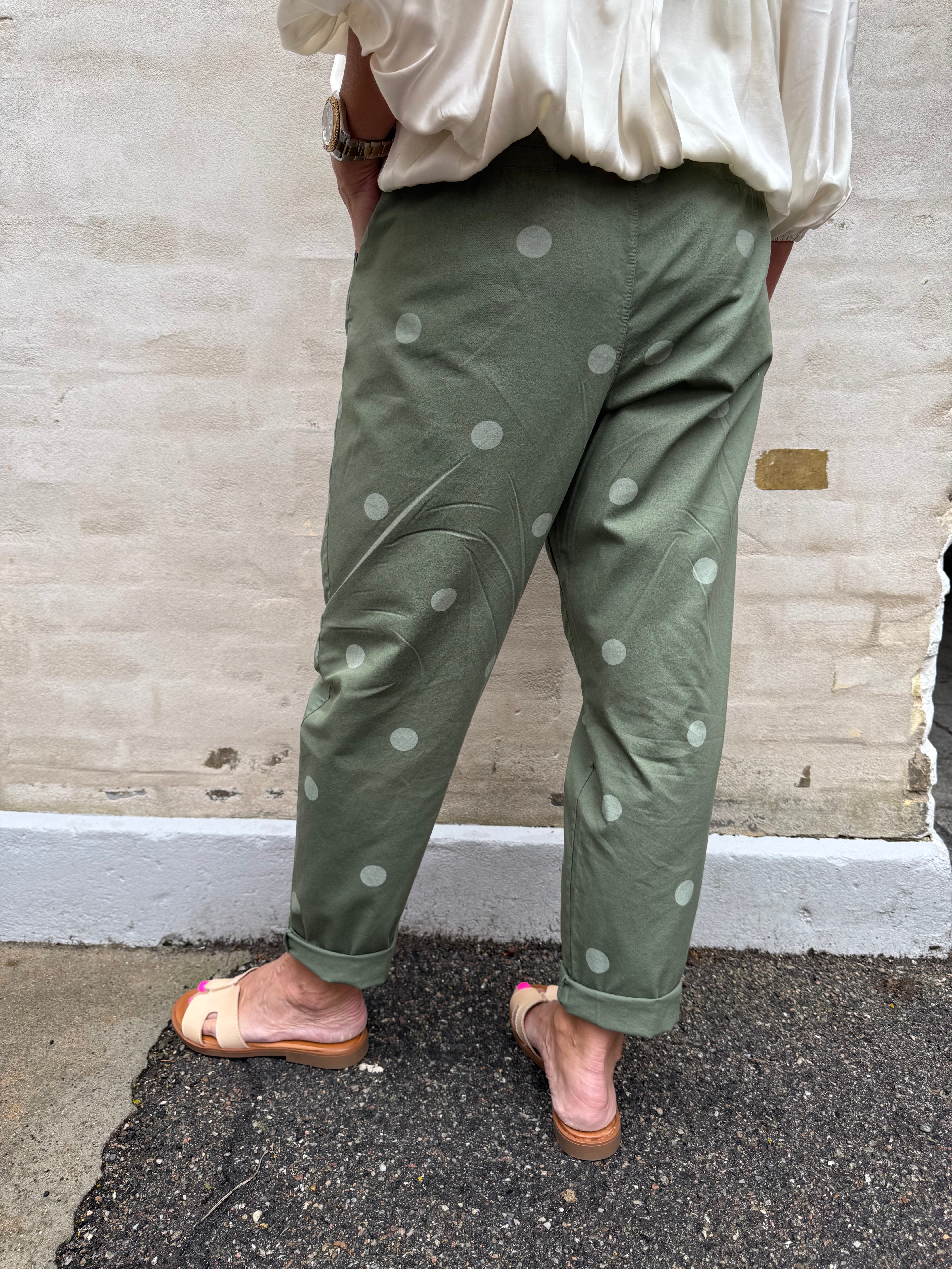 Dot Pants - Green