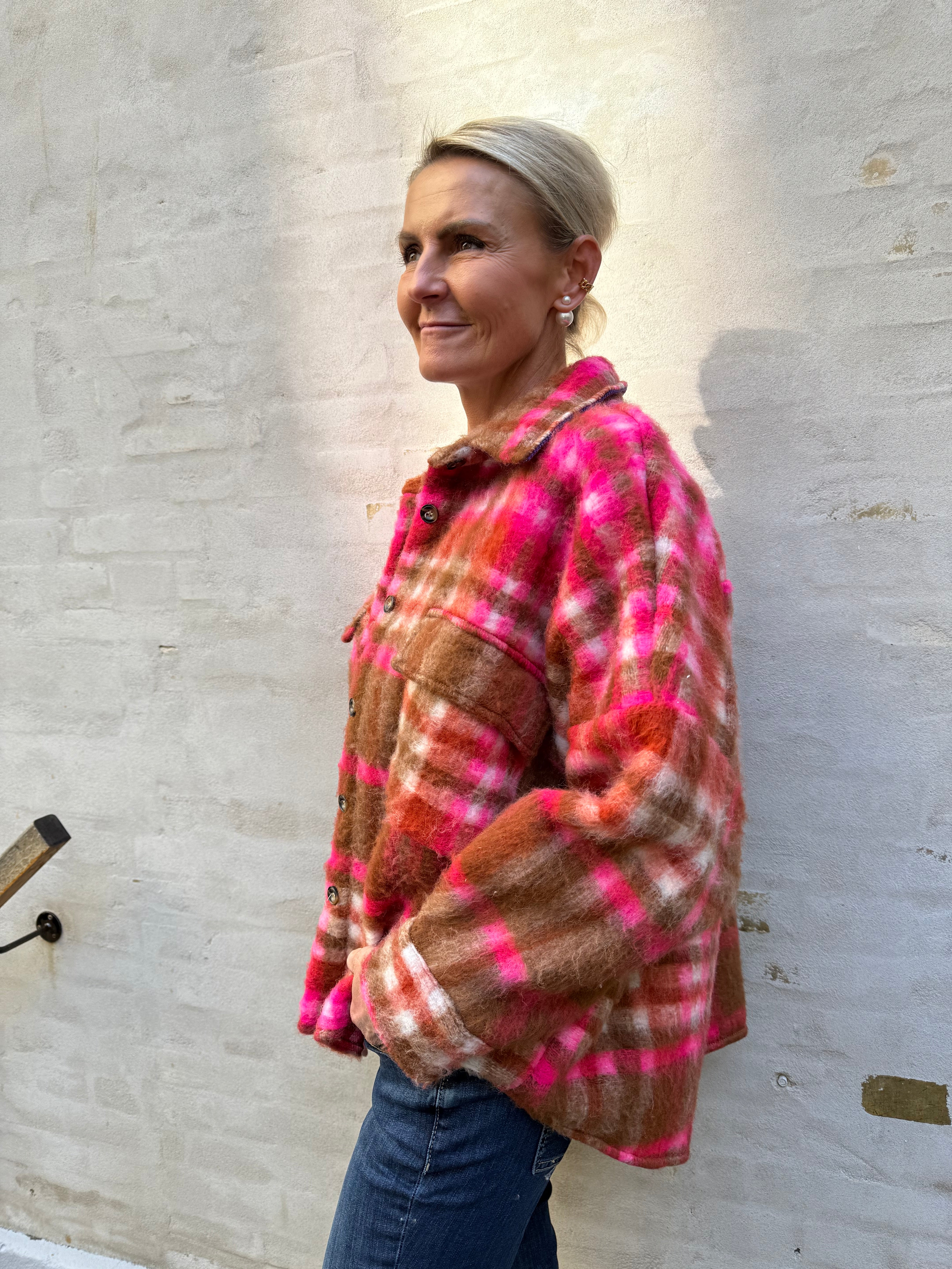 Giacca Jakke - Brown/Pink Check