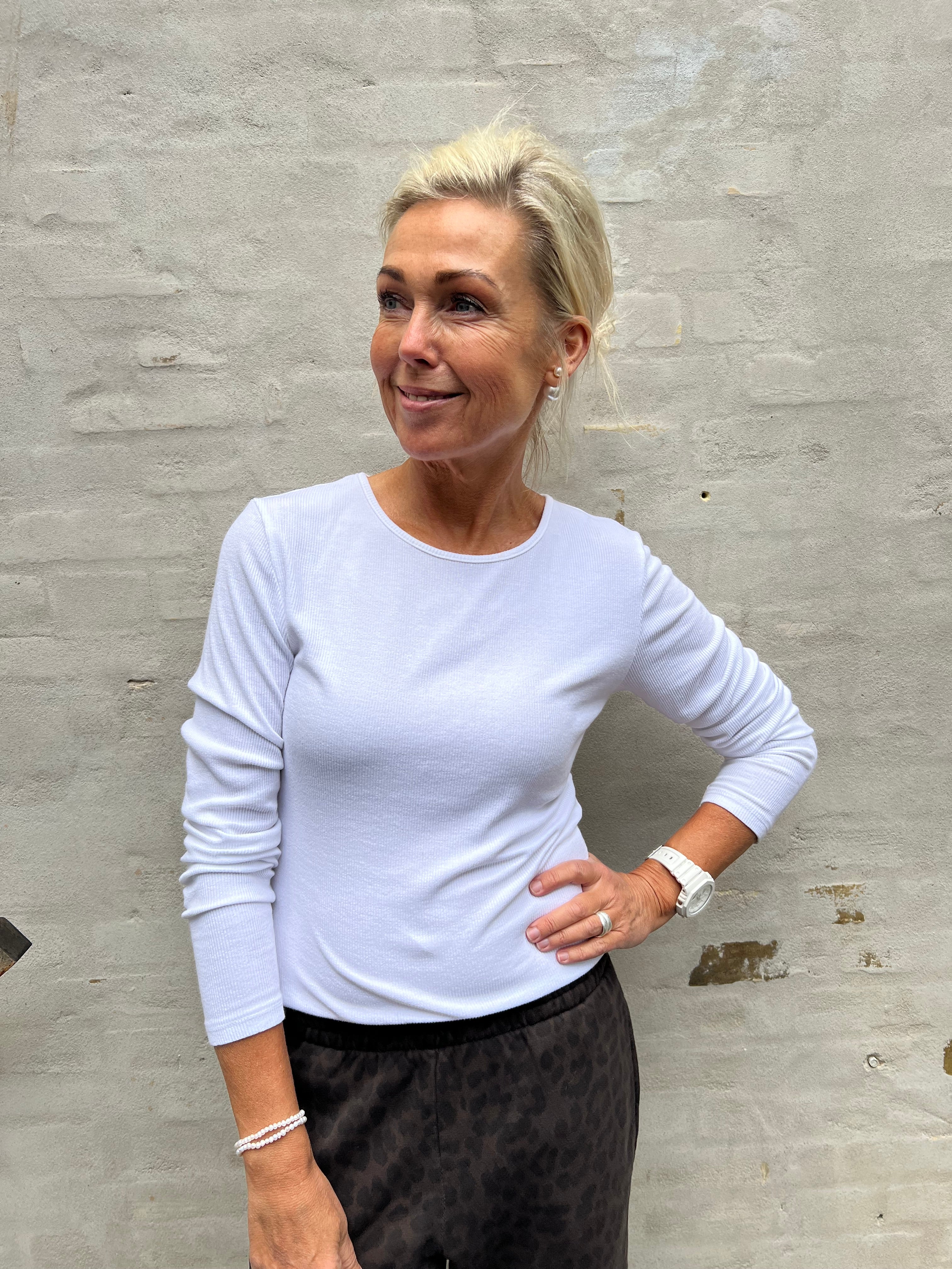 Aster LS Tee - Optical White