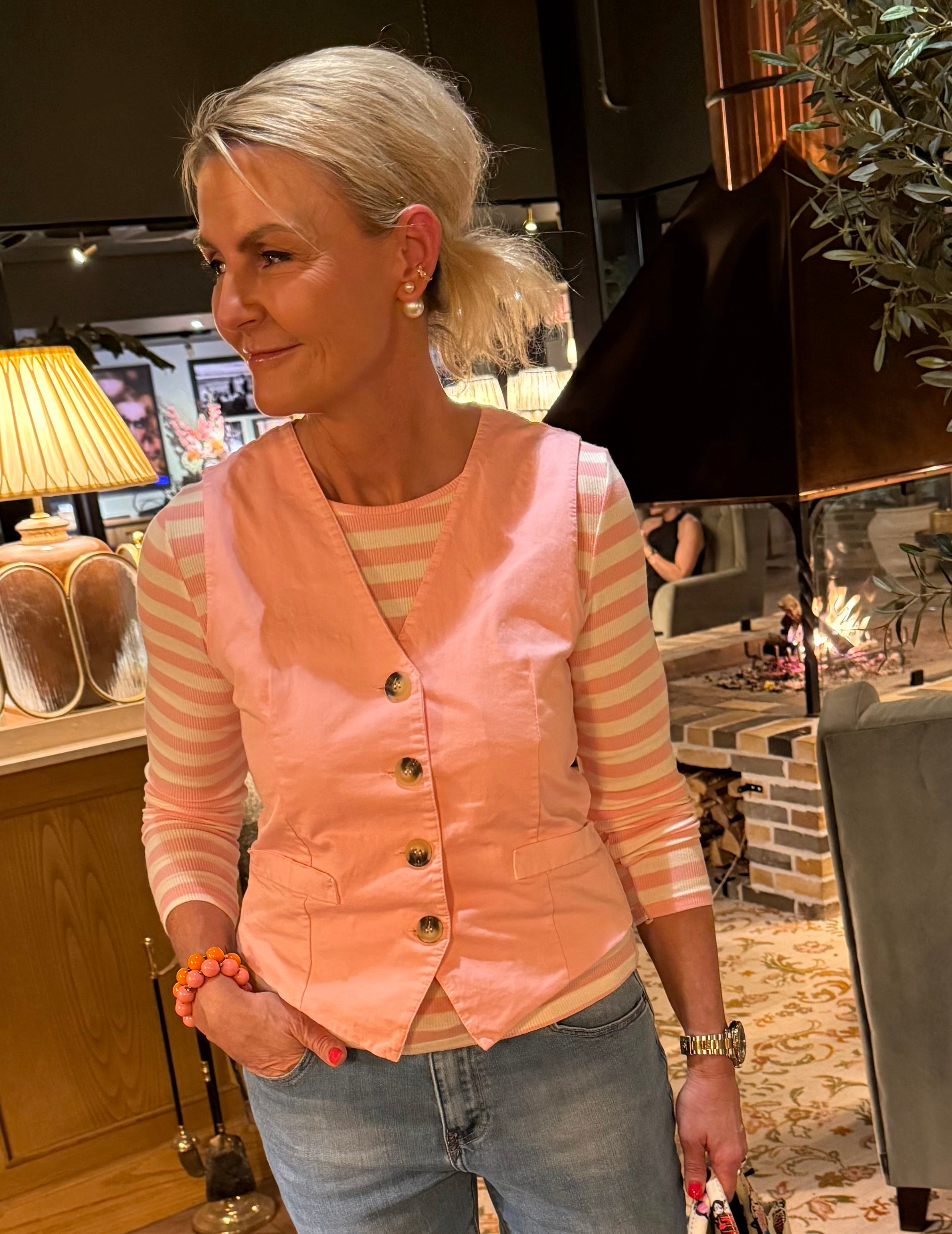 Nicoletta Vest - Pink