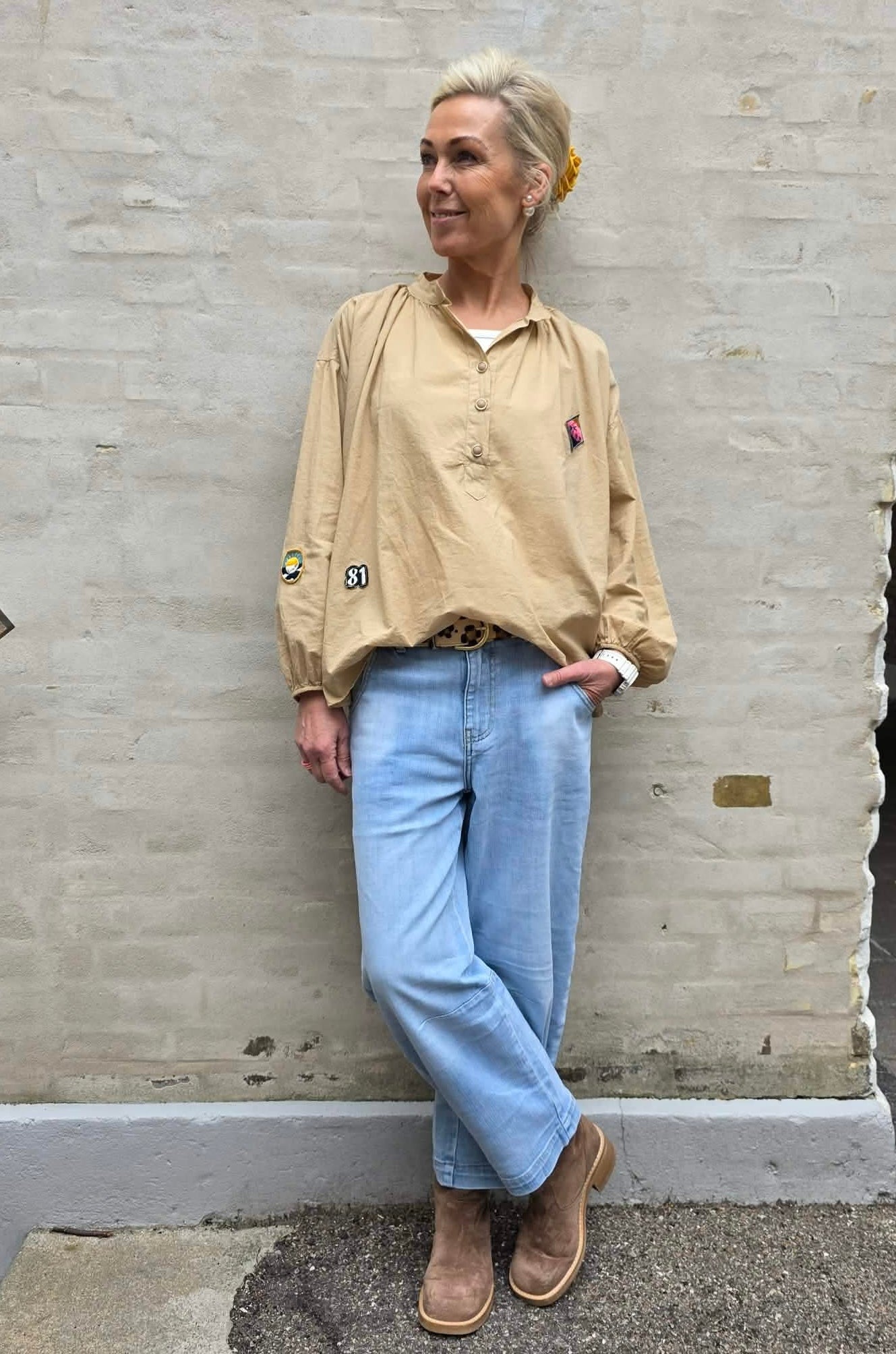 Alberte Shirt - Moonstone