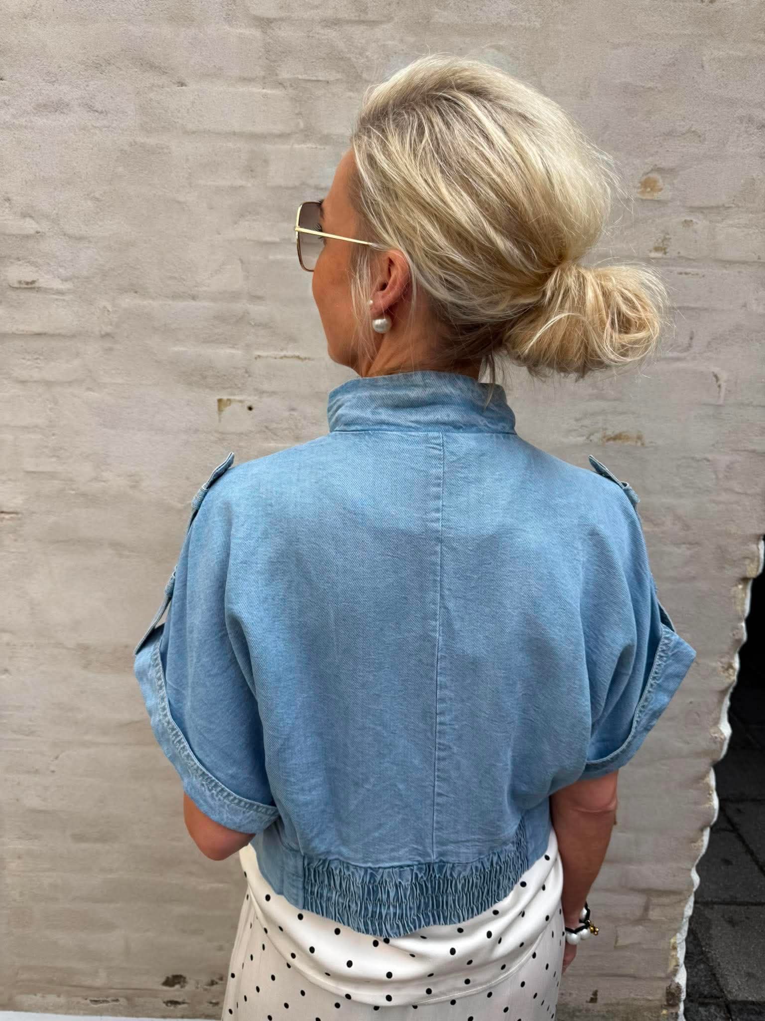 Tilly Vest - Fade Denim