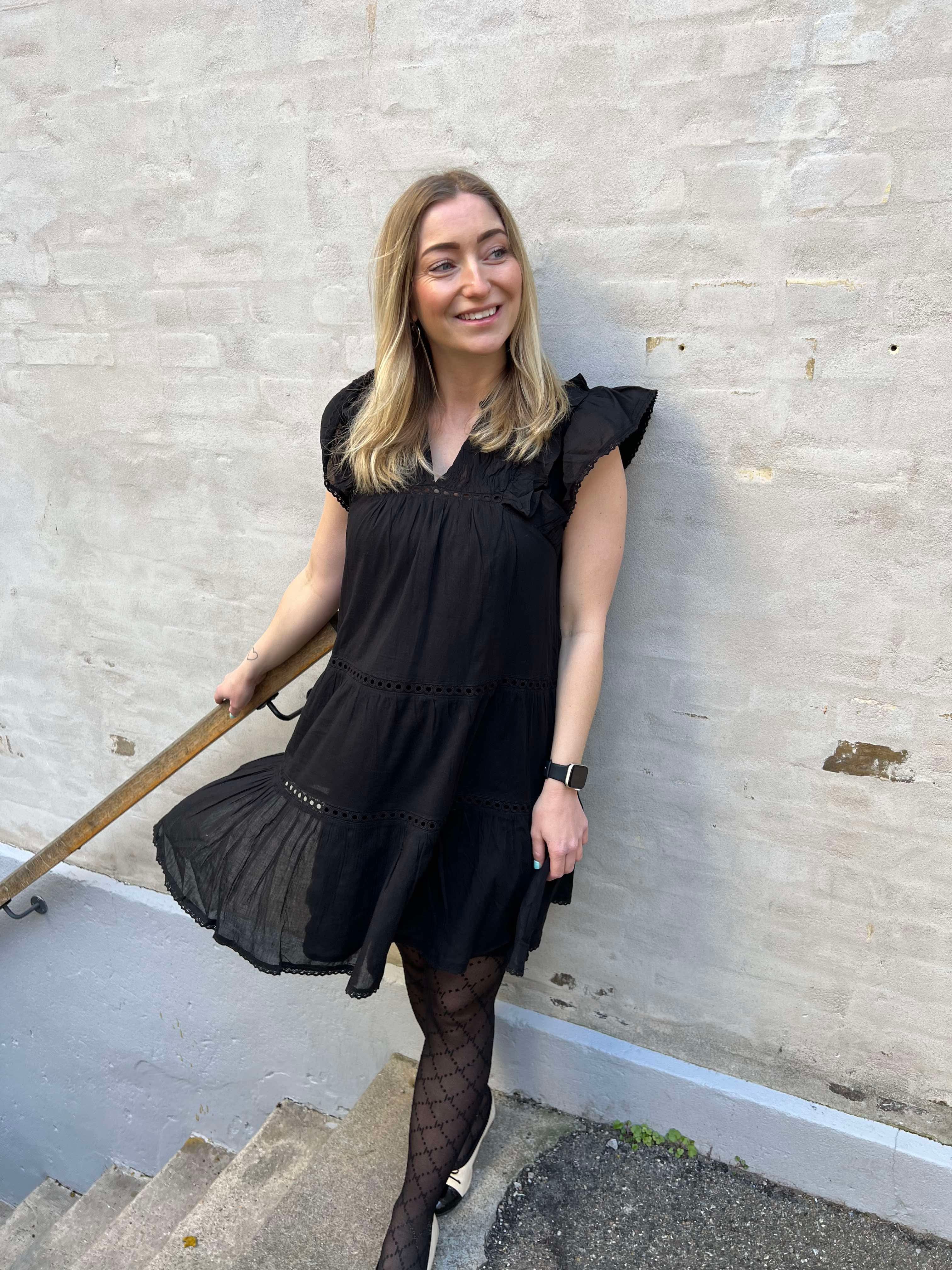 Jamma Voile dress black