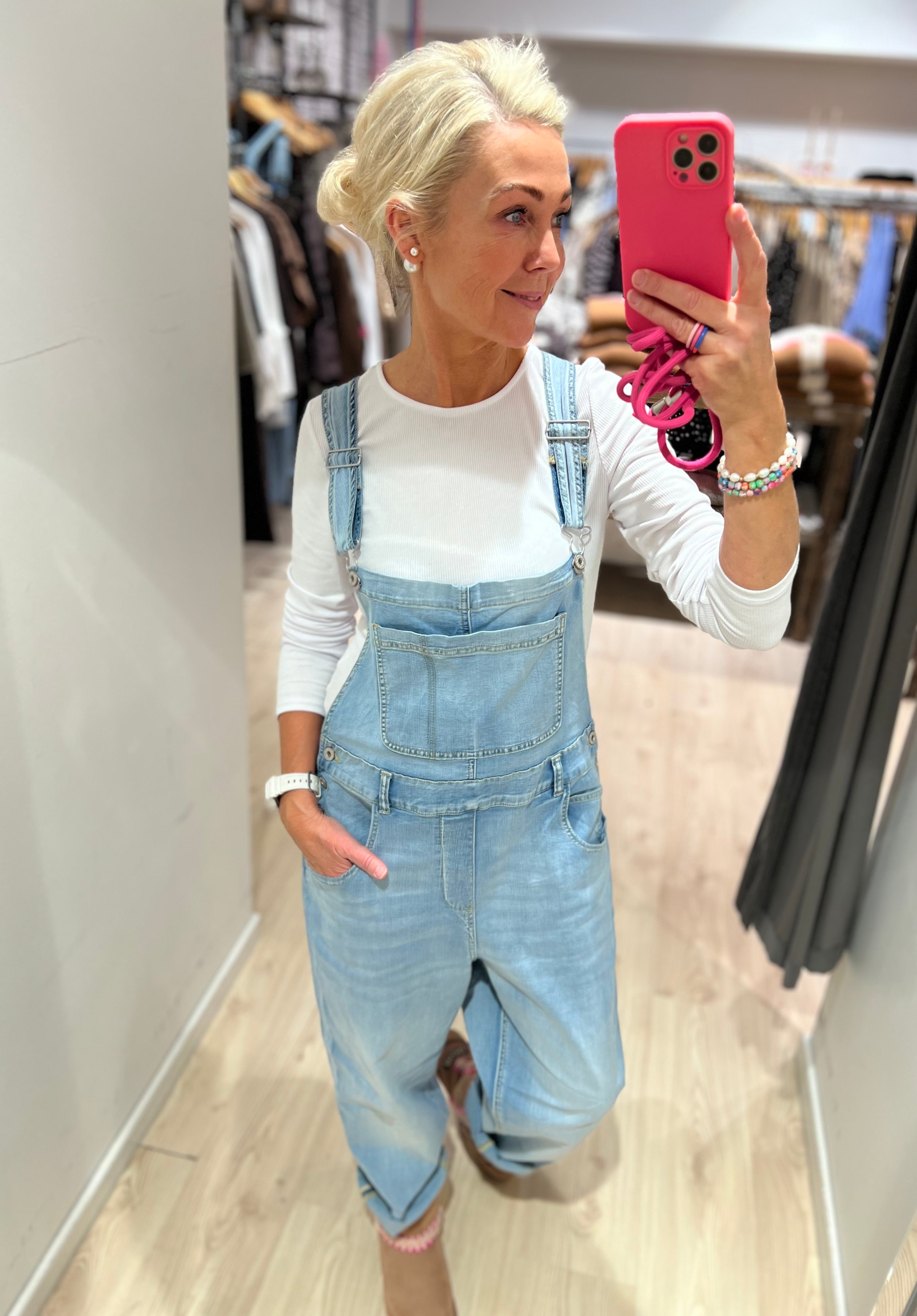 PREORDER-Sapo Overalls - Light Denim