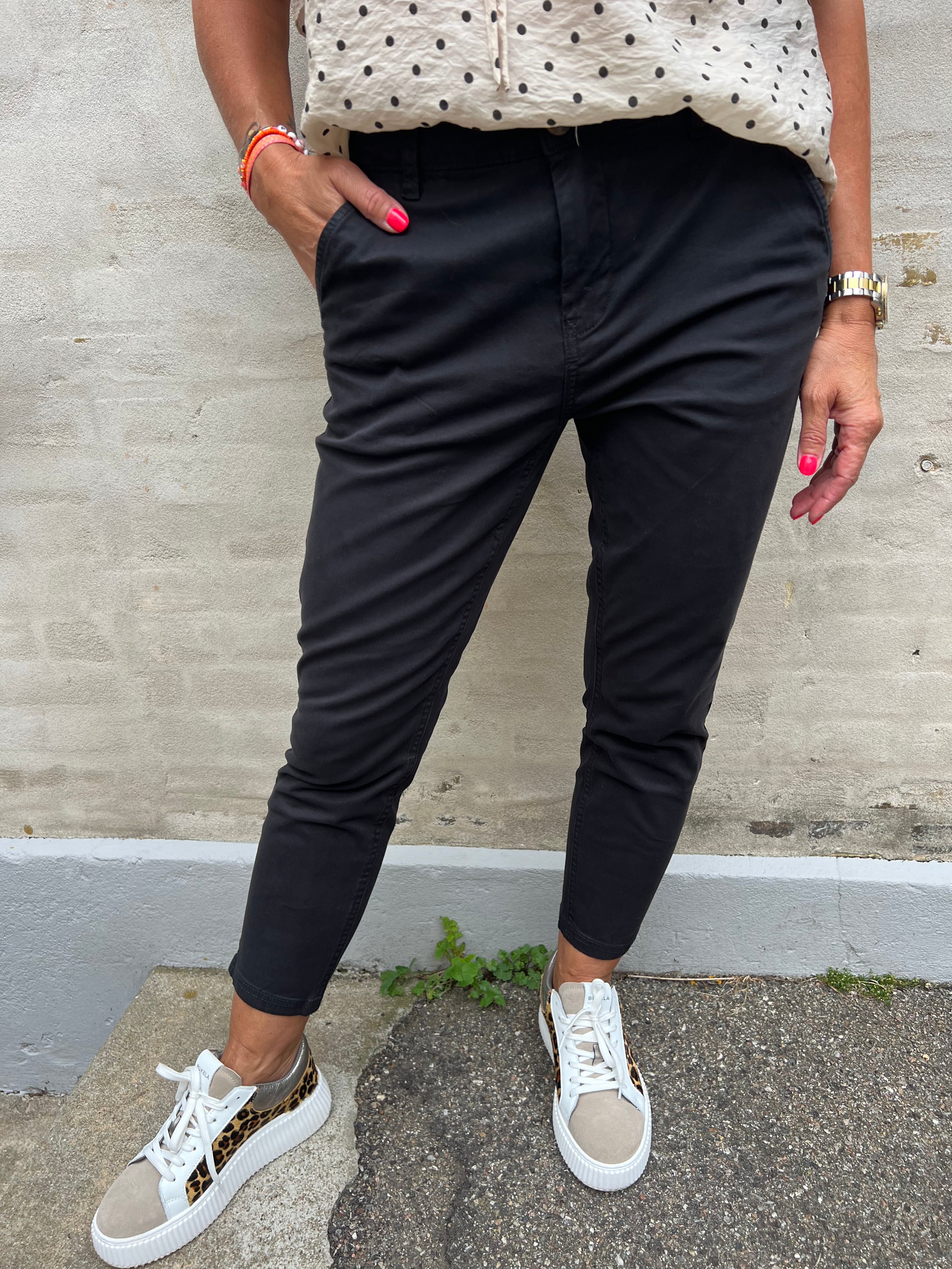 Brita cropped pants - Black