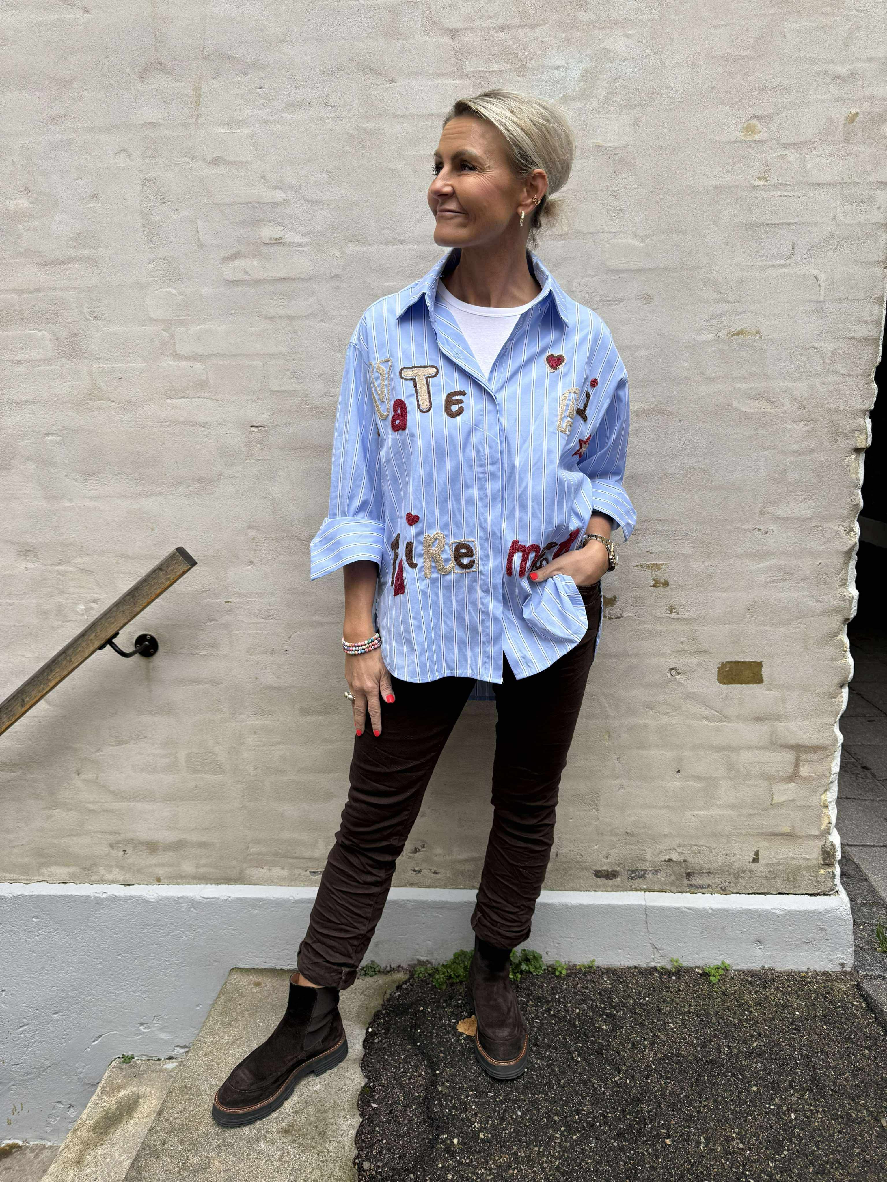 Faire Mer Skjorte - Blue Stripe