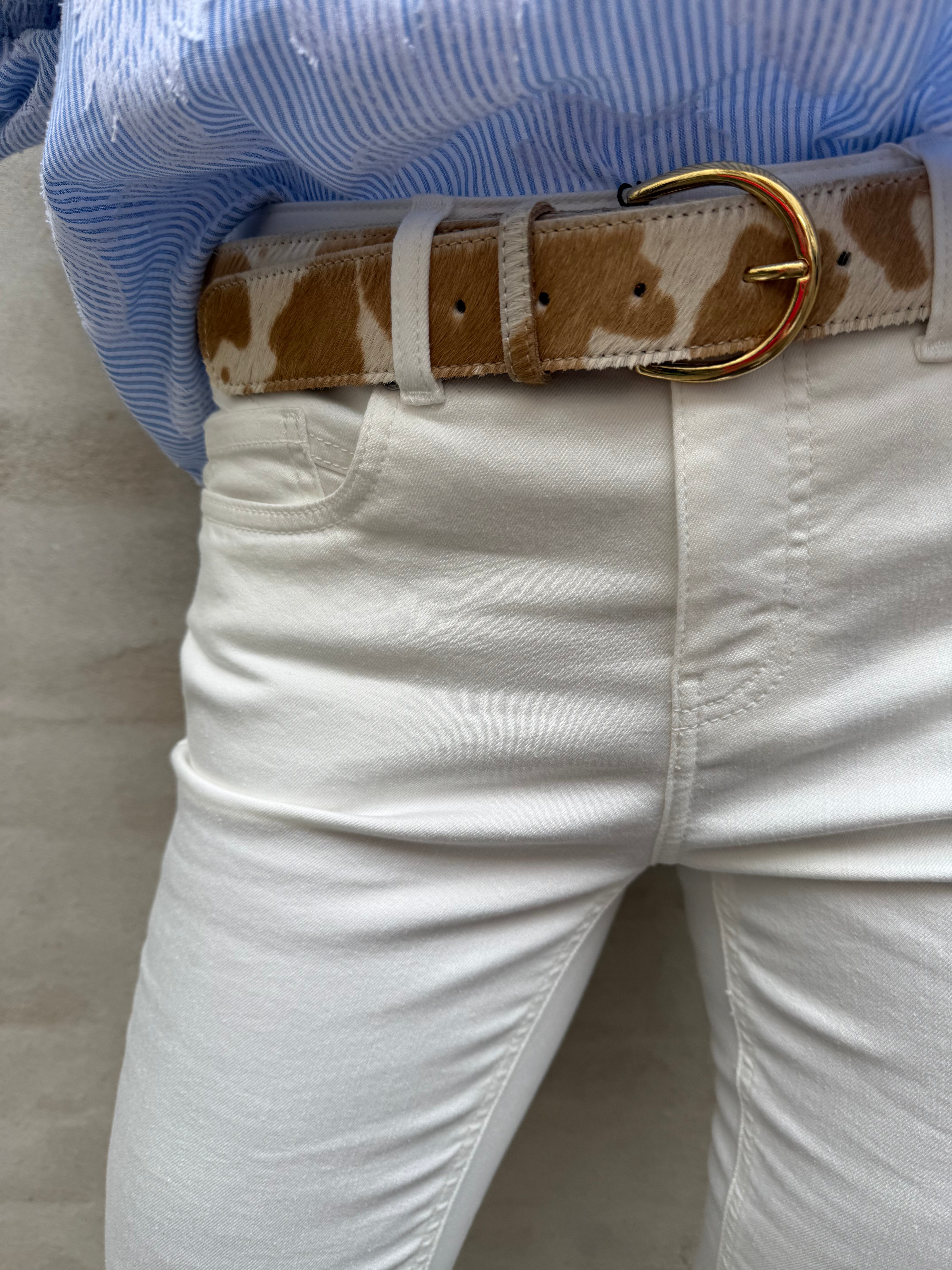 Jane Mid Waist - Optic White