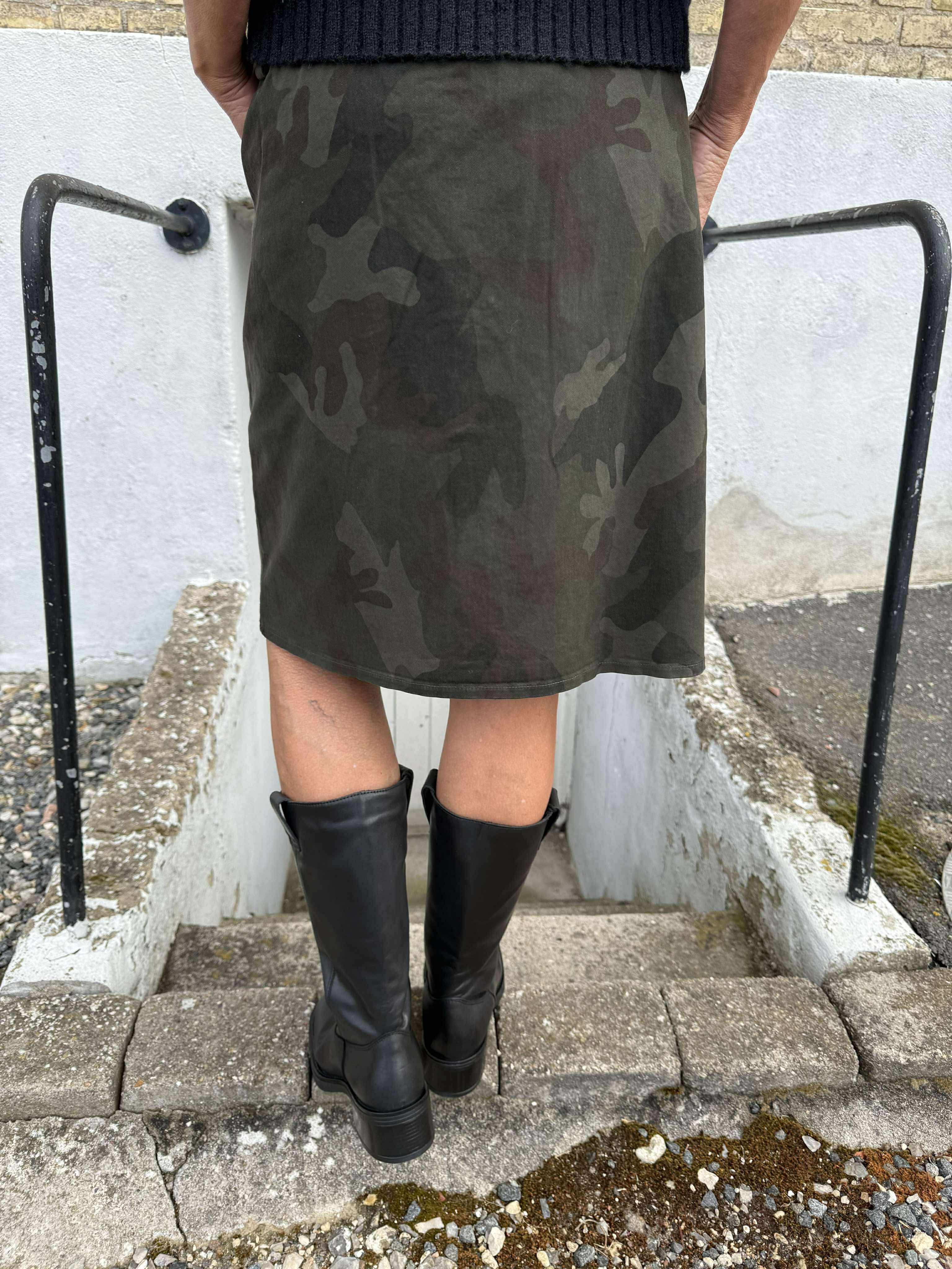 MORGAN short skirt - Camouflage