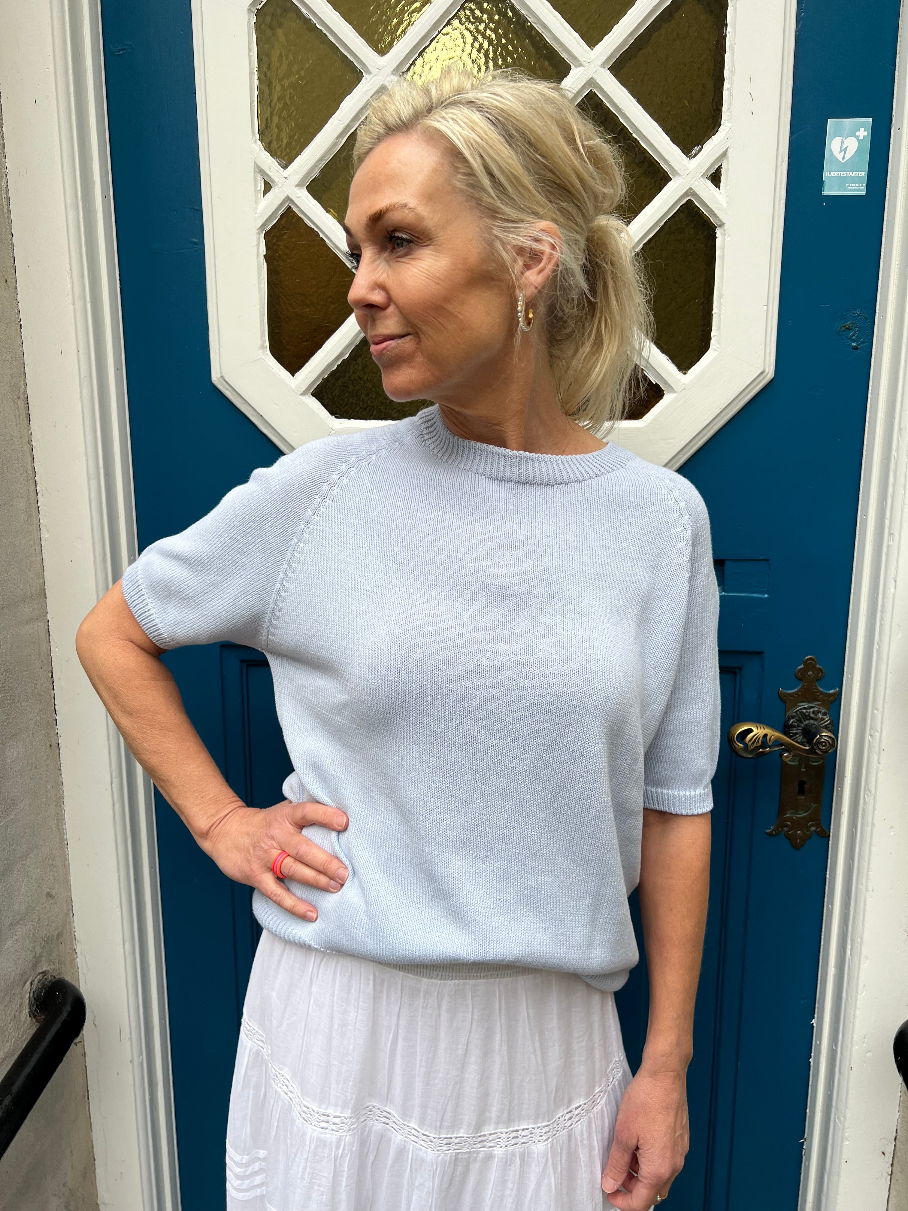 Blanca knit celeste