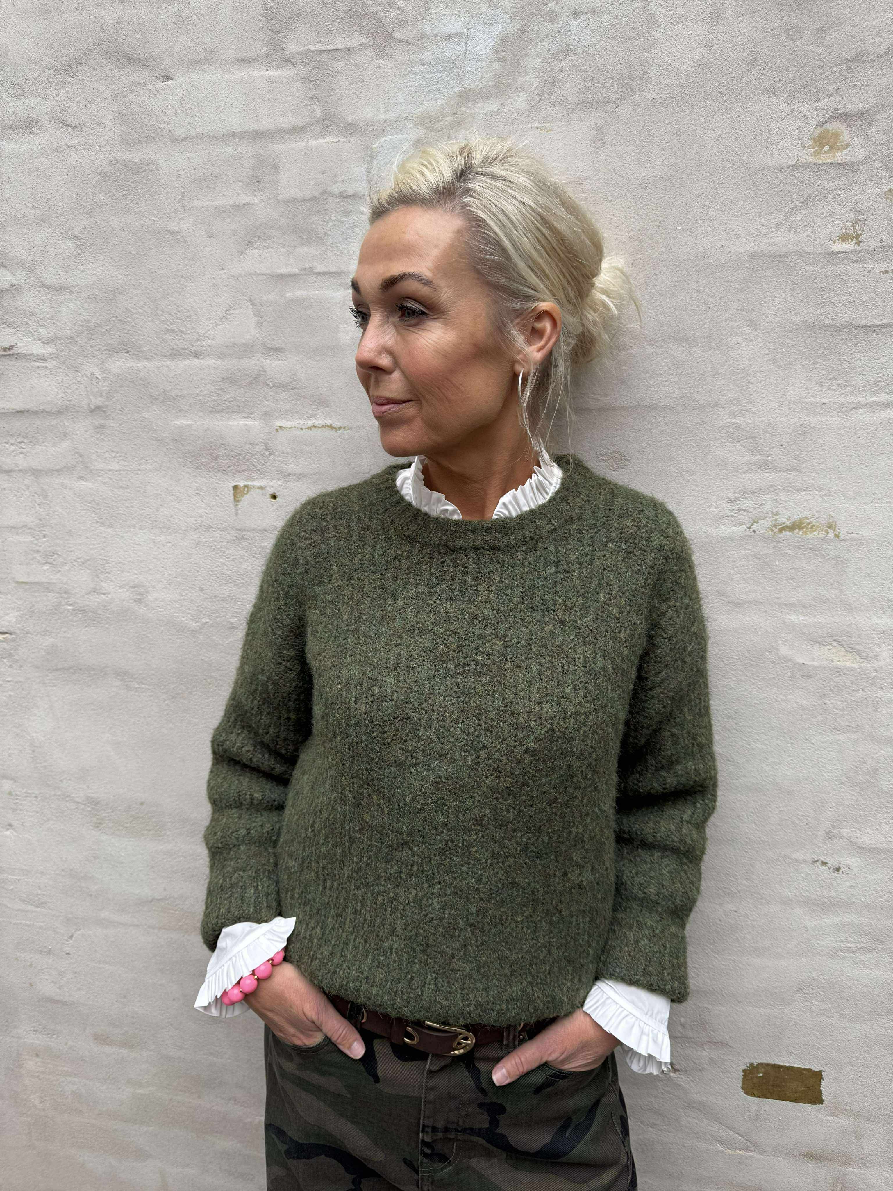 CharlieCC Knit - Military Olive