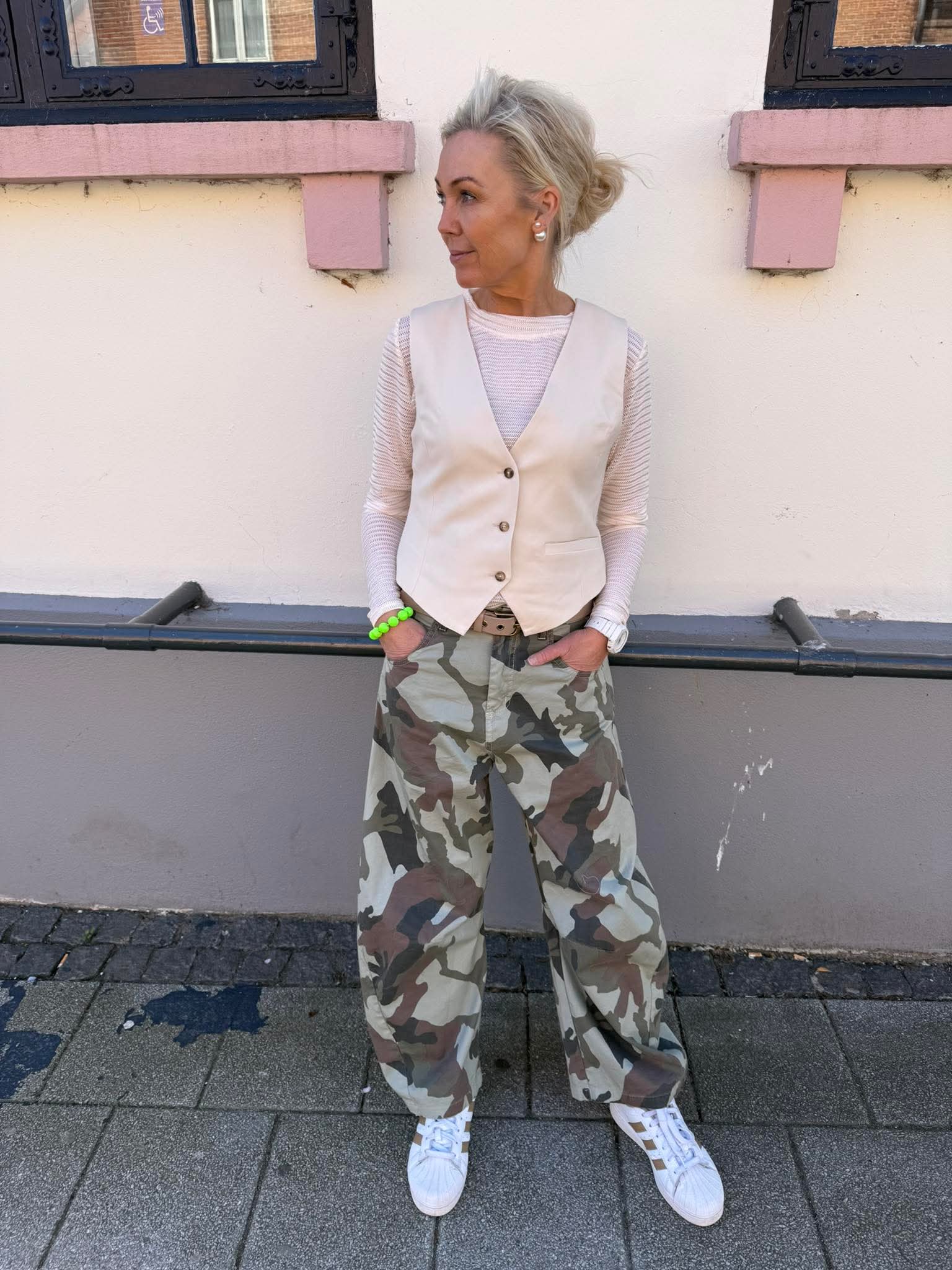 Nalina Waistcoat - Whitecap