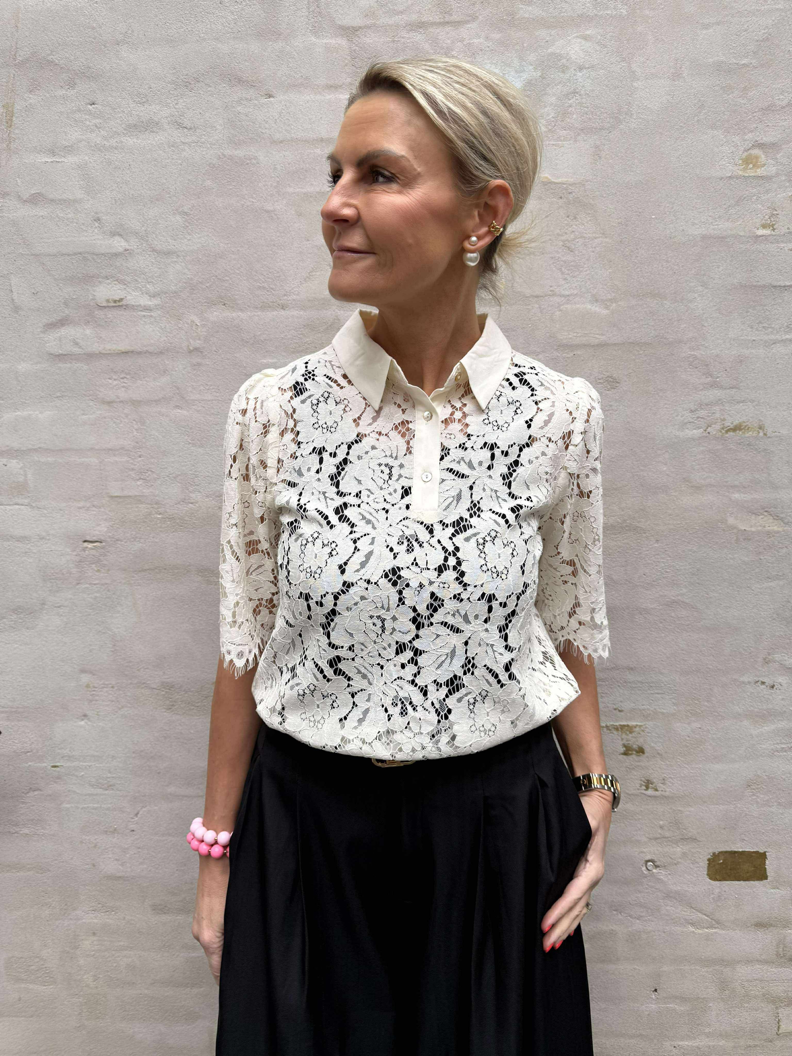 Paloma Lace Blouse - Off White