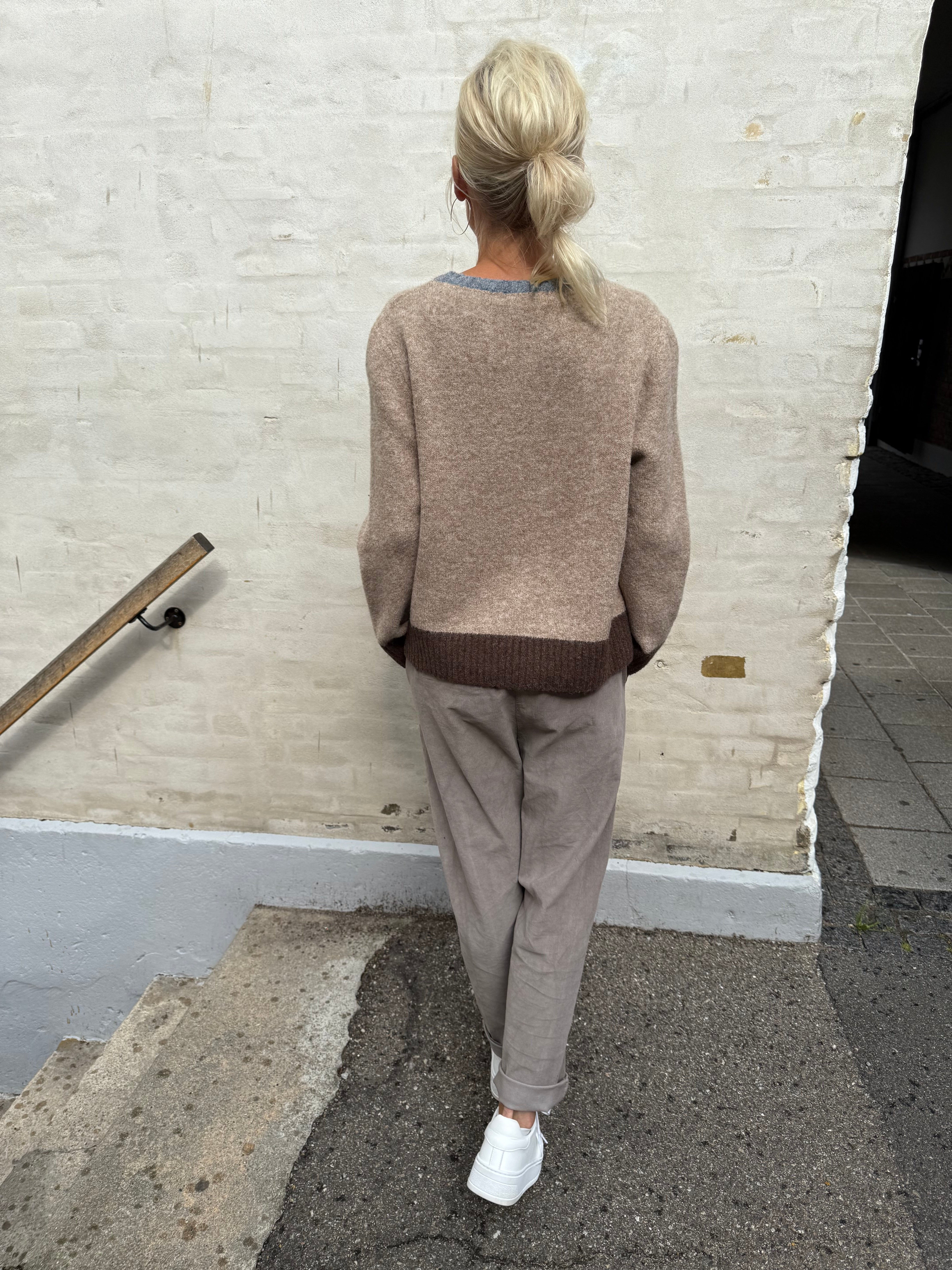 Elora Knit - Camel Denim