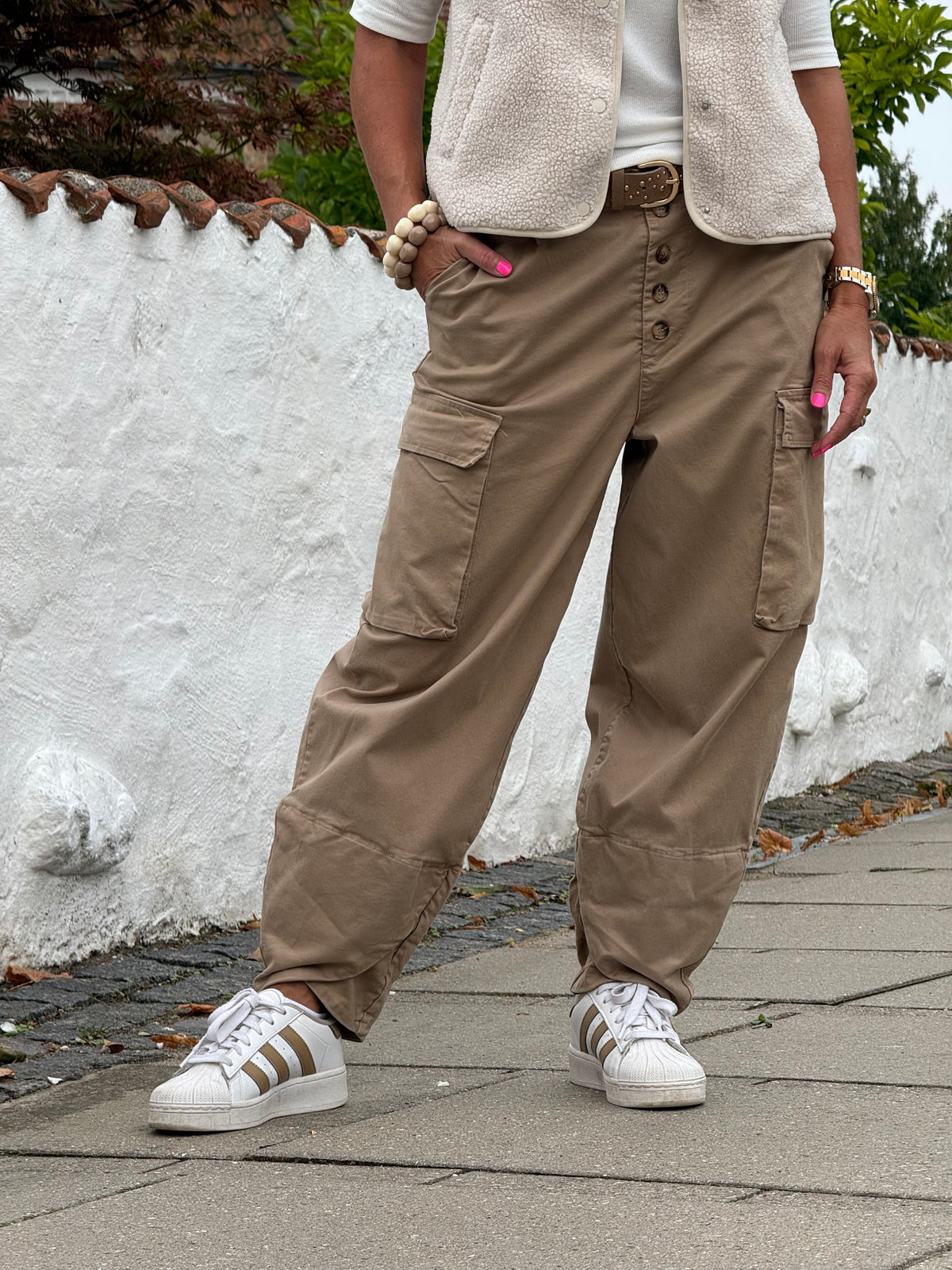 Leopanto Pants - Beige