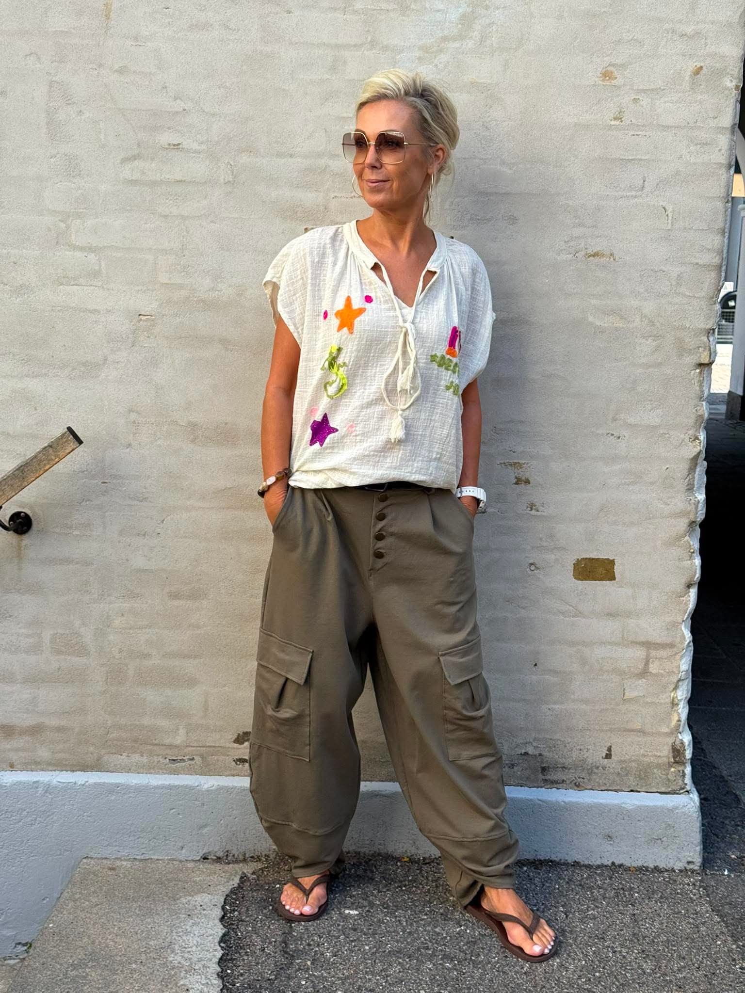 Amalfi Pants - Military