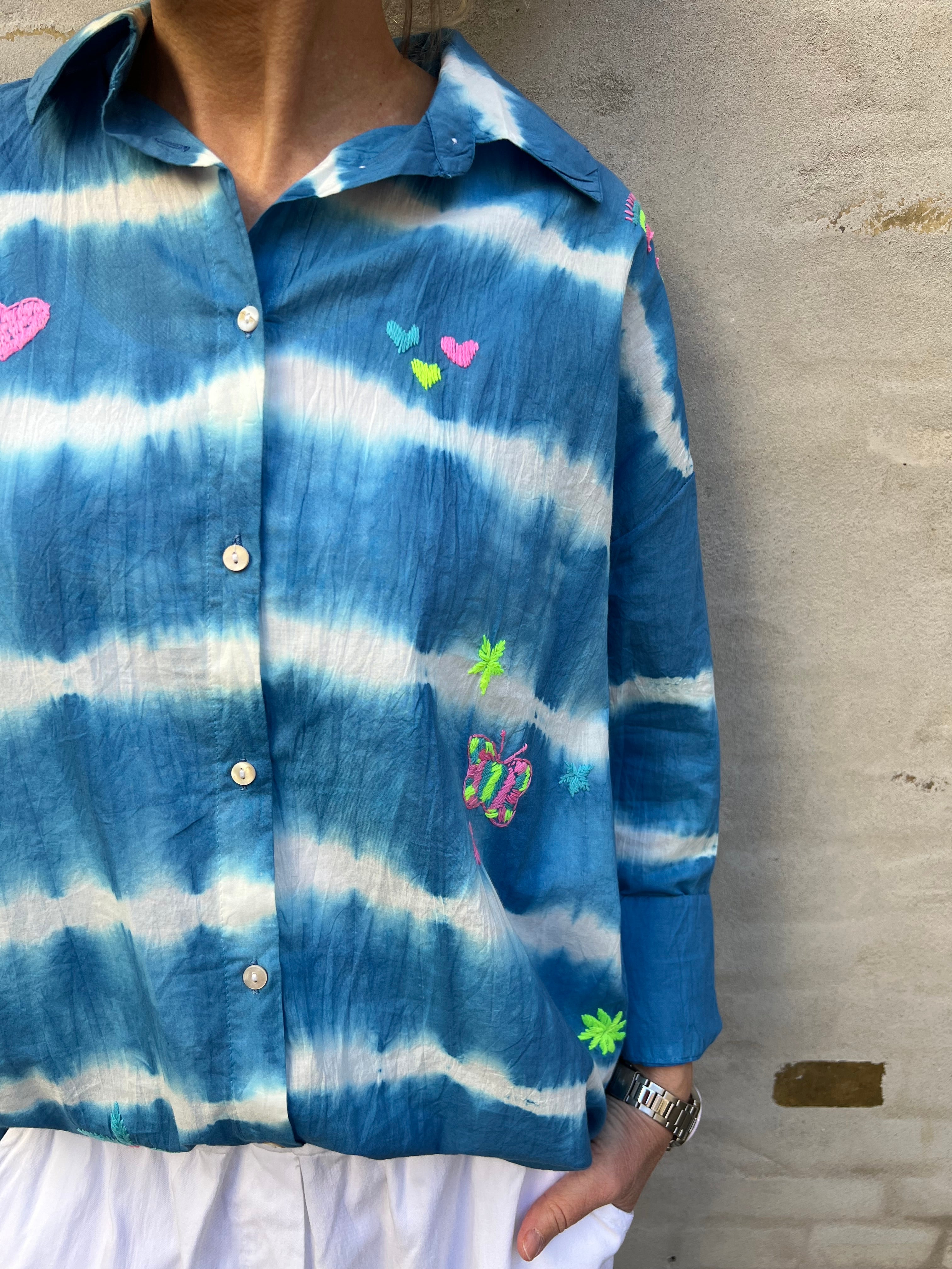 Oui Oui shirt blue