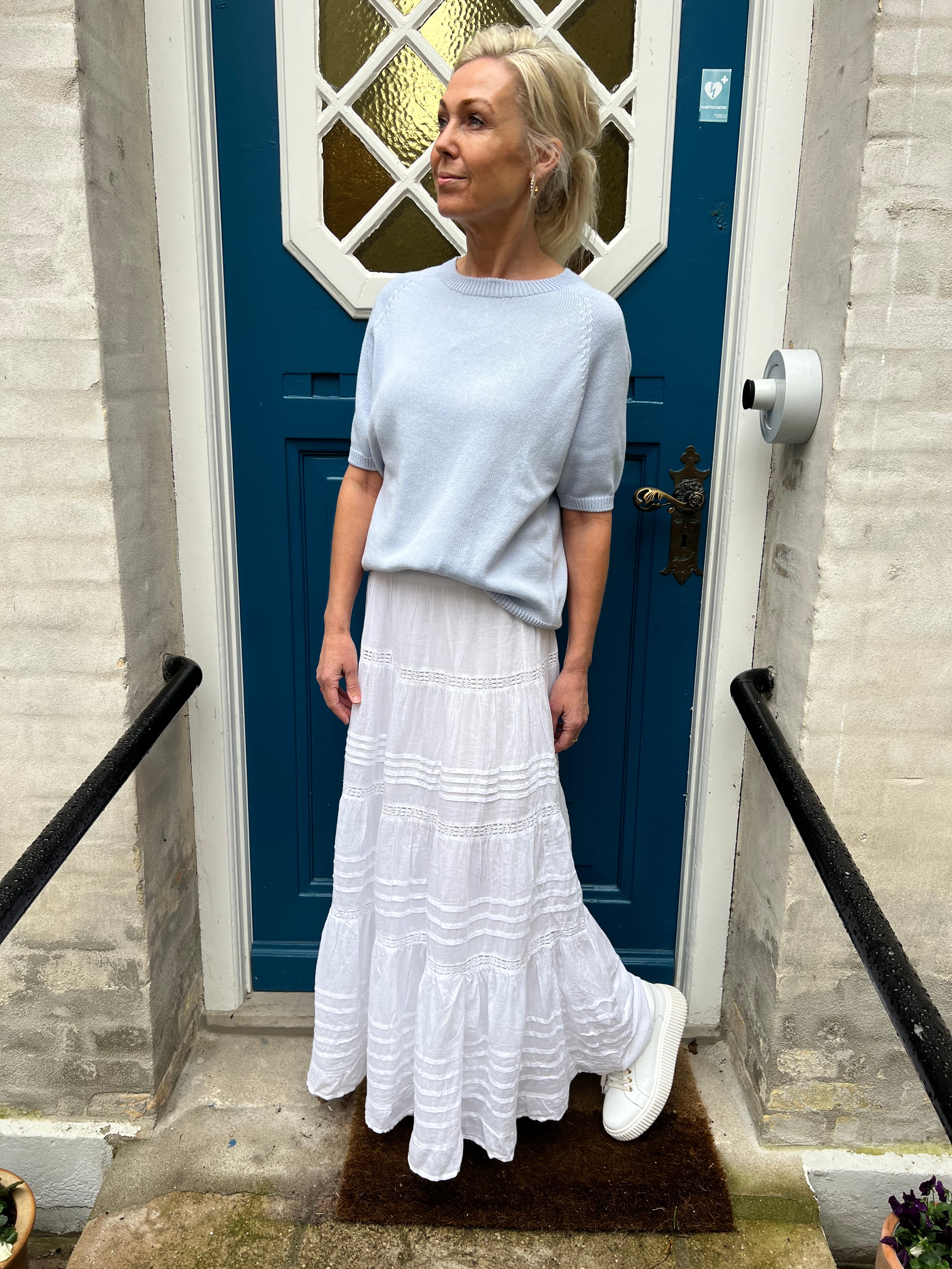 Blanca knit celeste
