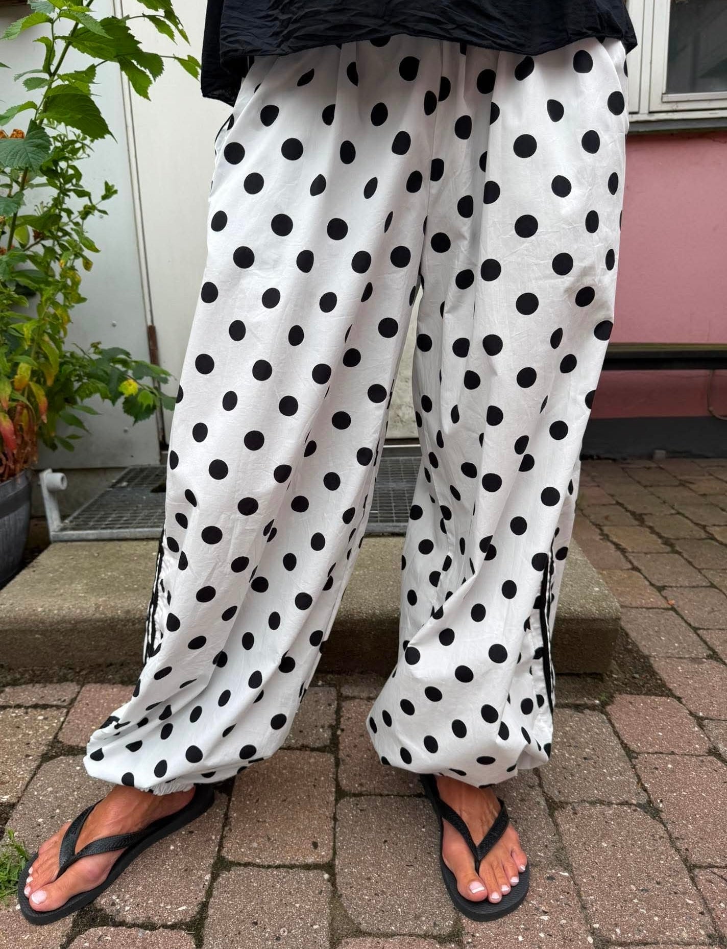 Ballongprickiga Byxor - Vit