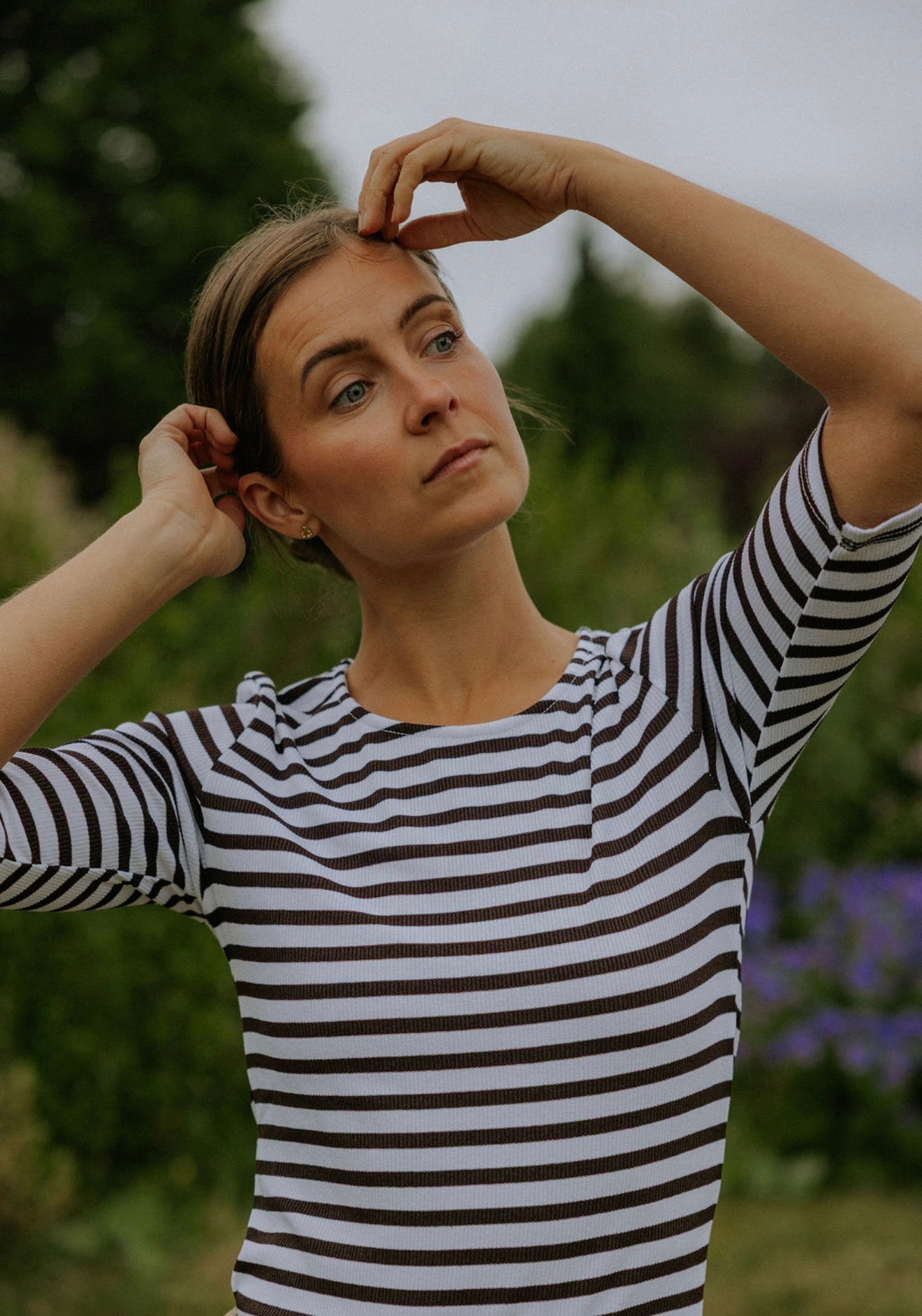 Everyday Stripes Blus - Svart
