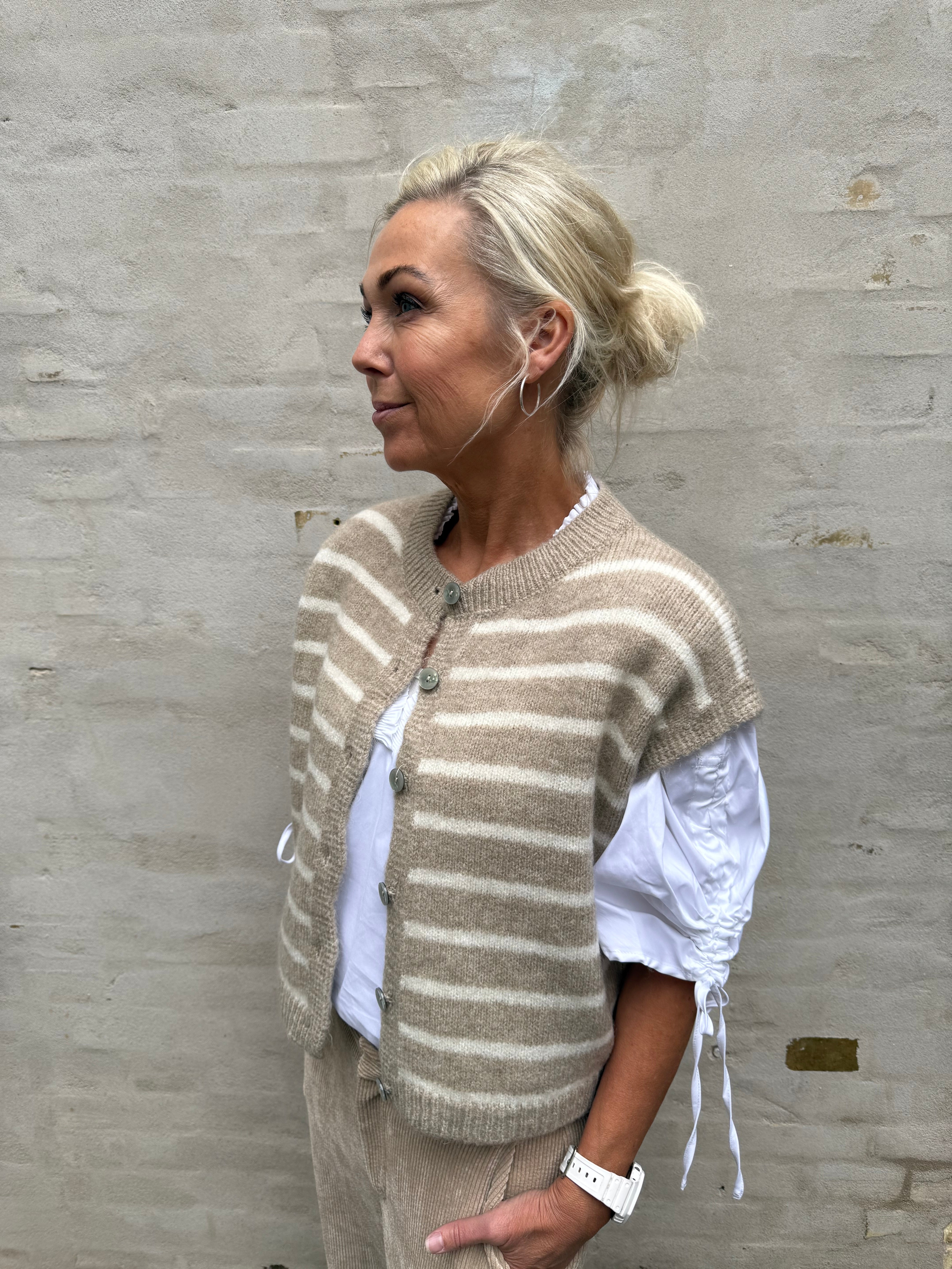 Striped Knit West Beige