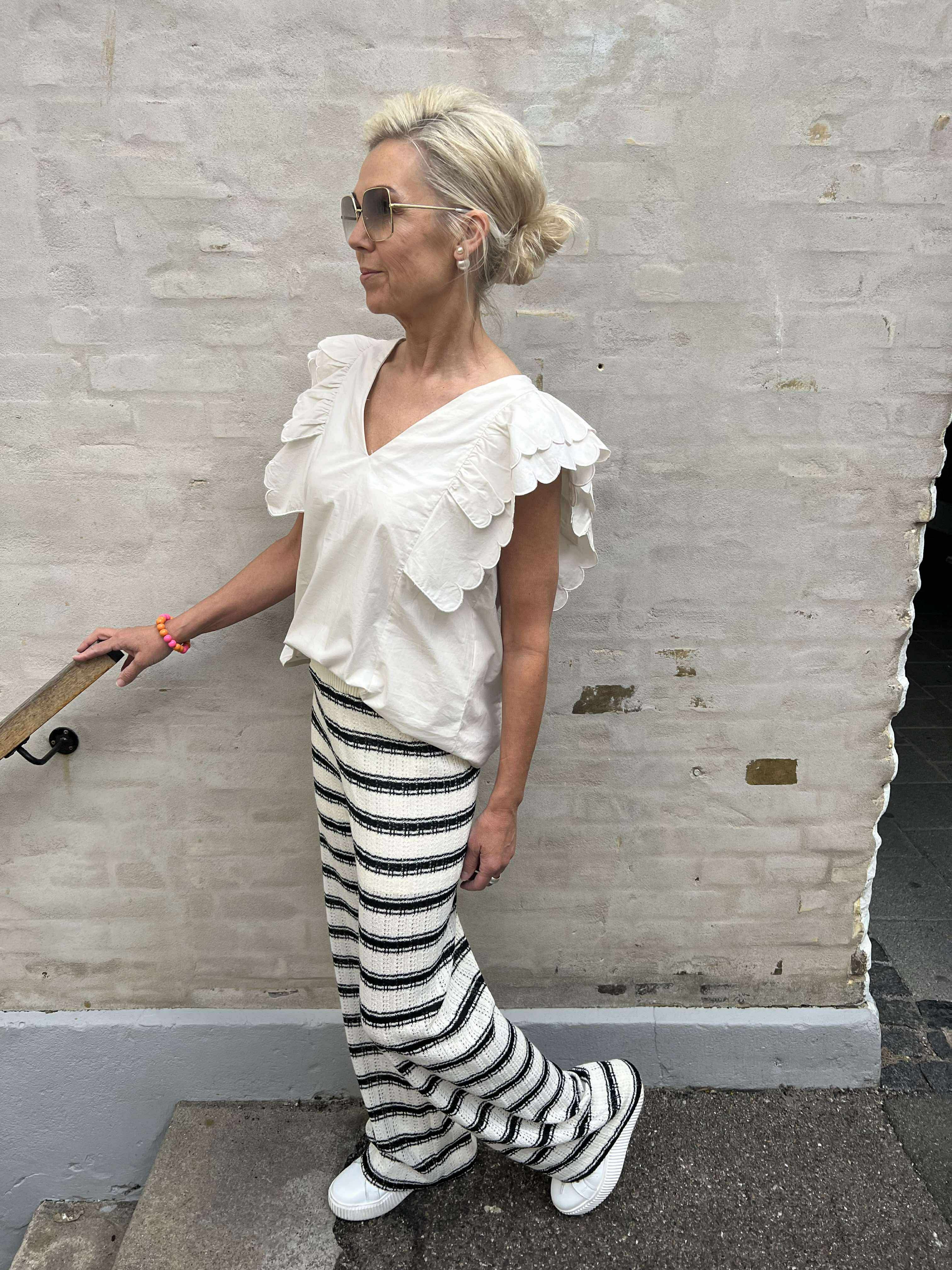 Hope Papaya nour s/s top white sand